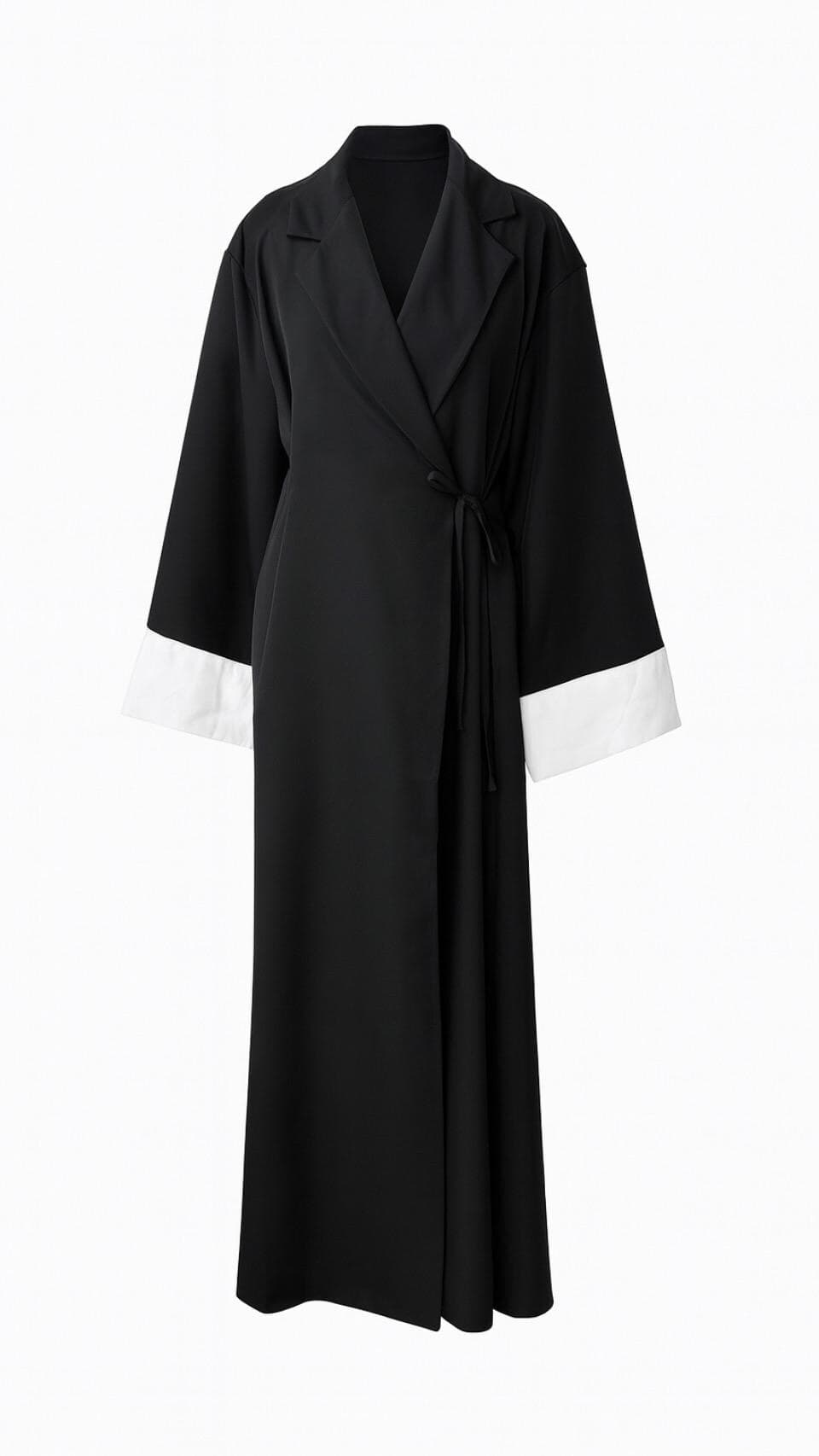 Black Abaya Dress Modest Women | Wrap Abaya Kimono Style | Minimalist Modest Dress | Elegant Muslim Clothing | Summer Lightweight Abaya USA - image 5