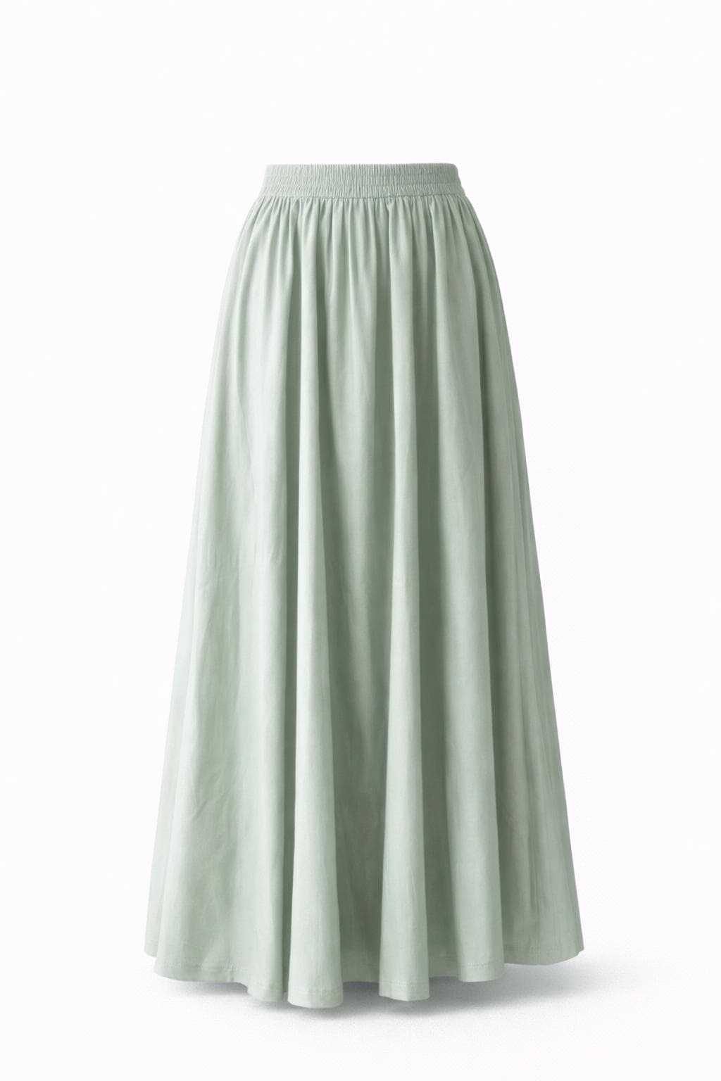 Cotton Maxi Skirt Modest High Waisted Abaya Skirt for Women – Full Length A Line Muslim Skirt – Flowy Eid Outfit Essential