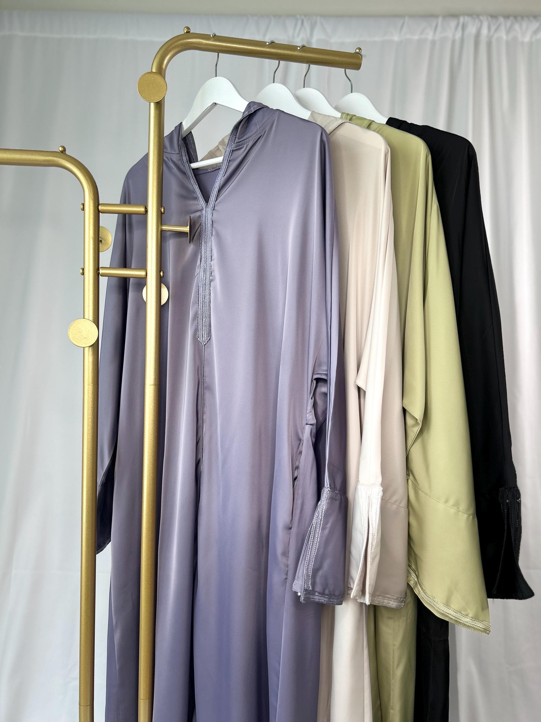 Lightweight Summer Abaya for Women | Flowy Modest Maxi Dress, Loose Fit Kaftan, Breathable Muslim Everyday Wear - image 5