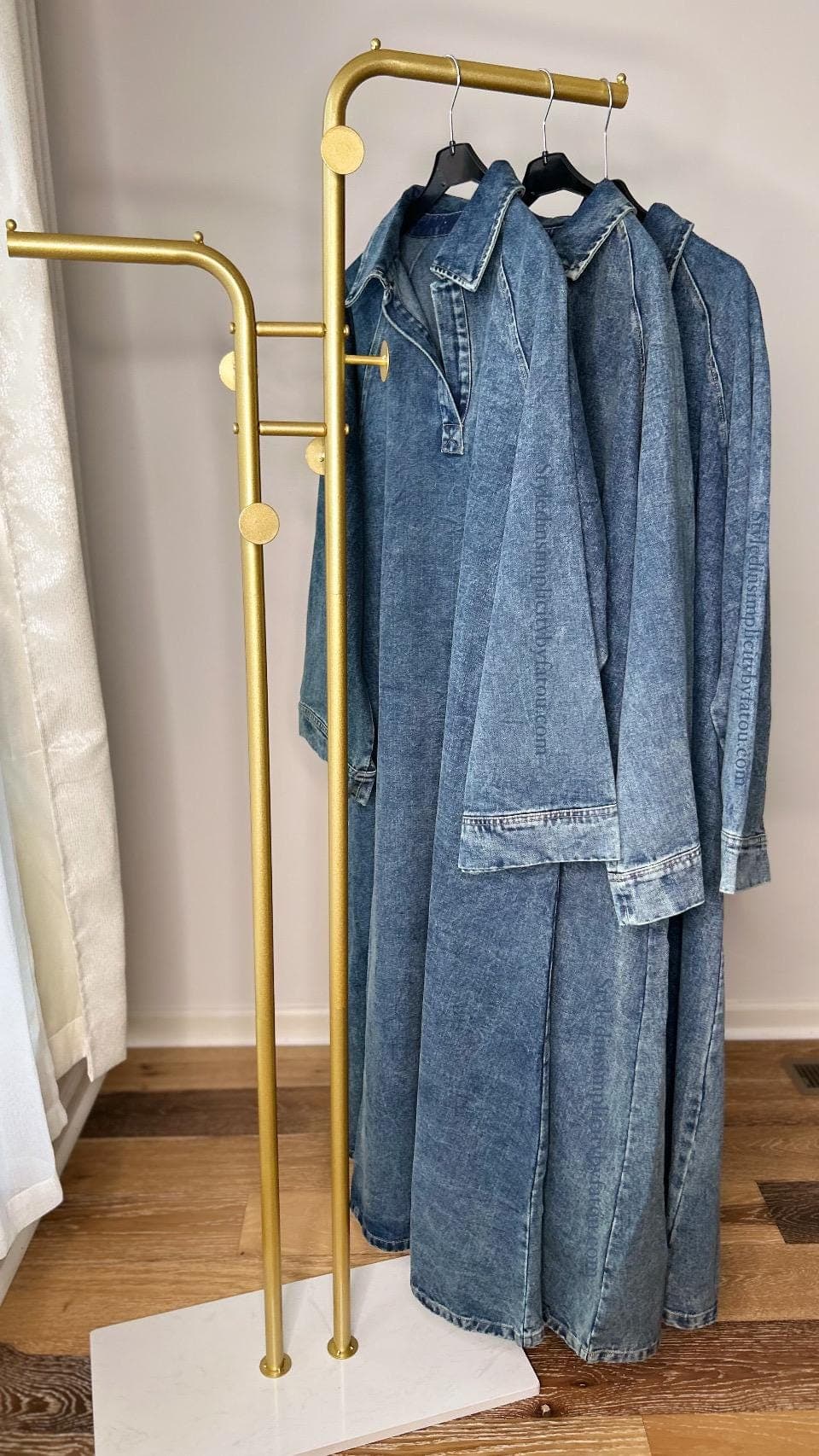Denim Jean Abaya Modest Dress | Long Maxi Denim Abaya | Modest Denim Dress for Women | Everyday Casual Islamic Dress - image 3