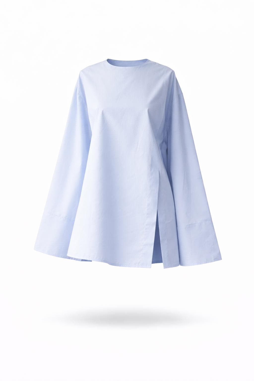 Modest Oversized Cotton Top for Women | Loose Tunic Blouse | Long Sleeve Minimalist Shirt | Modest Fashion Top | Summer Breathable Top