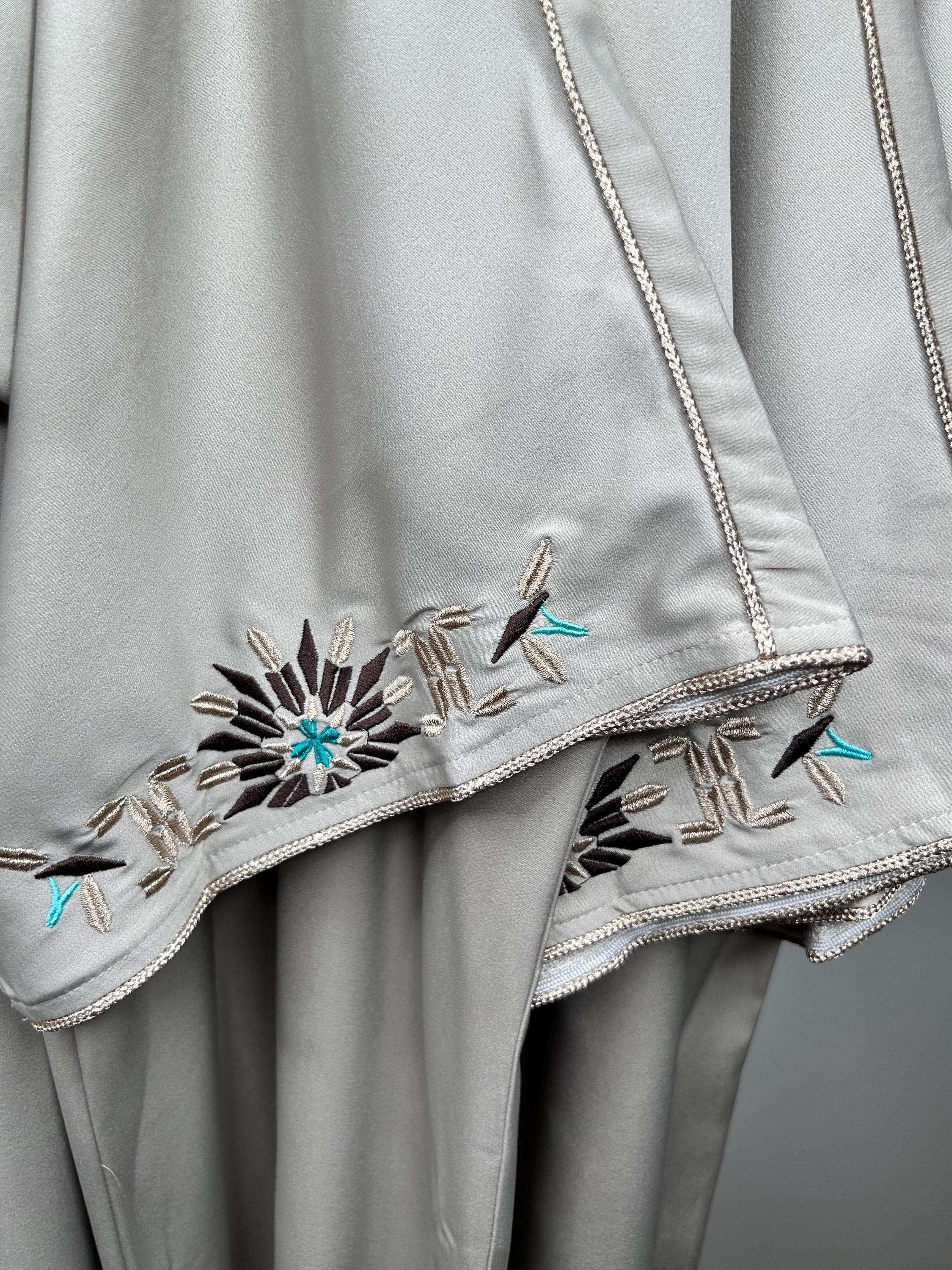 Lightweight Summer Abaya for Women | Elegant Modest Maxi Dress, Embroidered Loose Fit Kaftan, Breathable Muslim Everyday Outfit - image 5