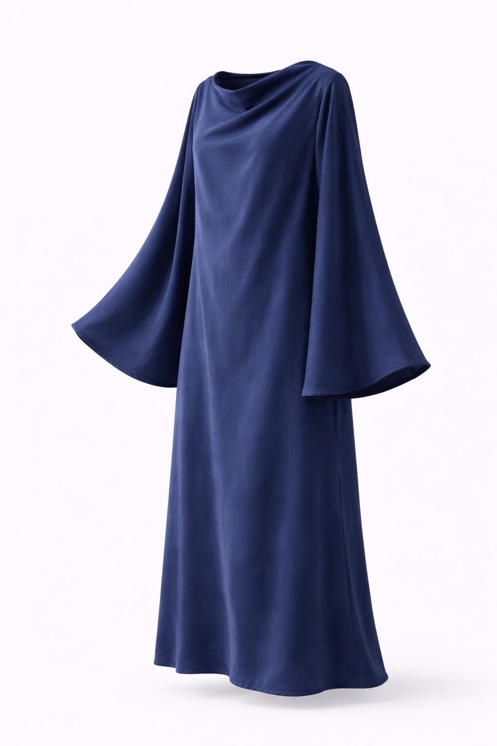 Summer Maxi Abaya Dress for Women | Lightweight Modest Loose Fit Abaya | Affordable Everyday Muslim Dress | Breathable Flowy Long Sleeve Kaf