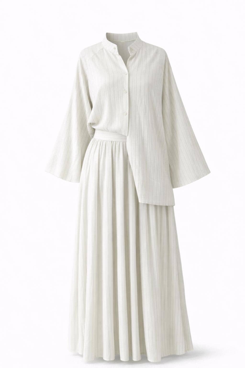 Summer Abaya Style Modest Set | Lightweight Oversized Top & Maxi Skirt | Cotton Minimalist Outfit | Muslim Everyday Wear
