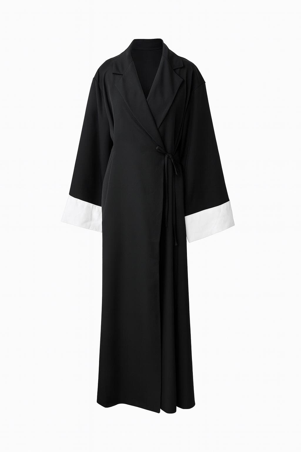 Black Abaya Dress Modest Women | Wrap Abaya Kimono Style | Minimalist Modest Dress | Elegant Muslim Clothing | Summer Lightweight Abaya USA - image 3