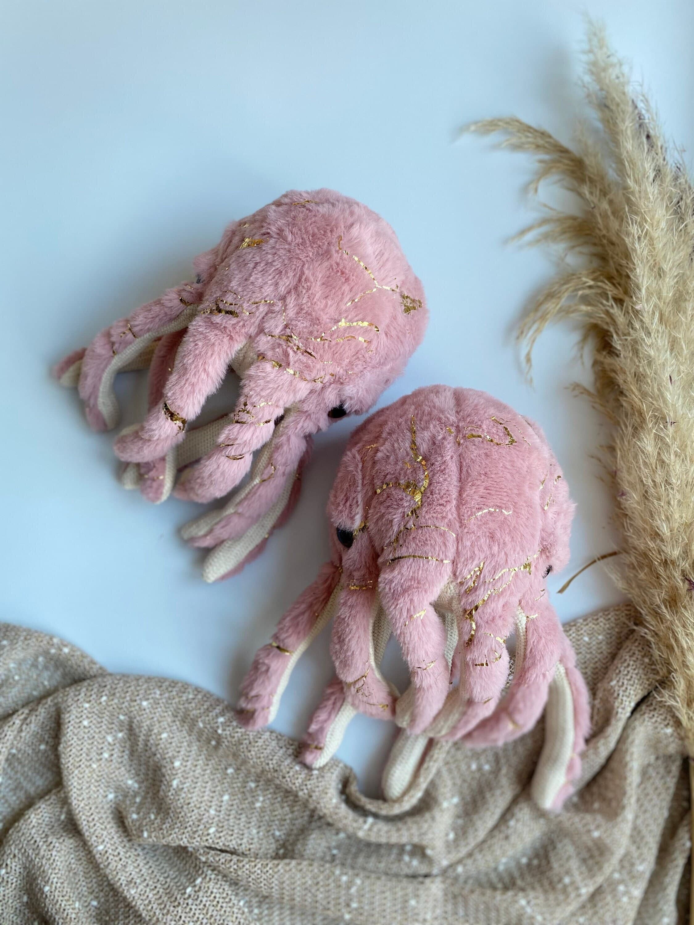 Handmade Knitted Plush Octopus Stuffed Animal, Nursery Decor - image 4