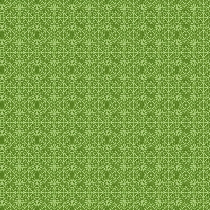 Flour & Flower- Tiles- Green- C14016- Riley Blake Designs by Jill Finley - image 3