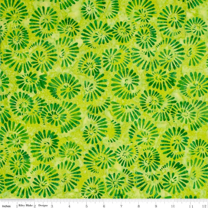 Expressions Batiks Elementals- Spring Green BTHH561- Riley Blake Designs