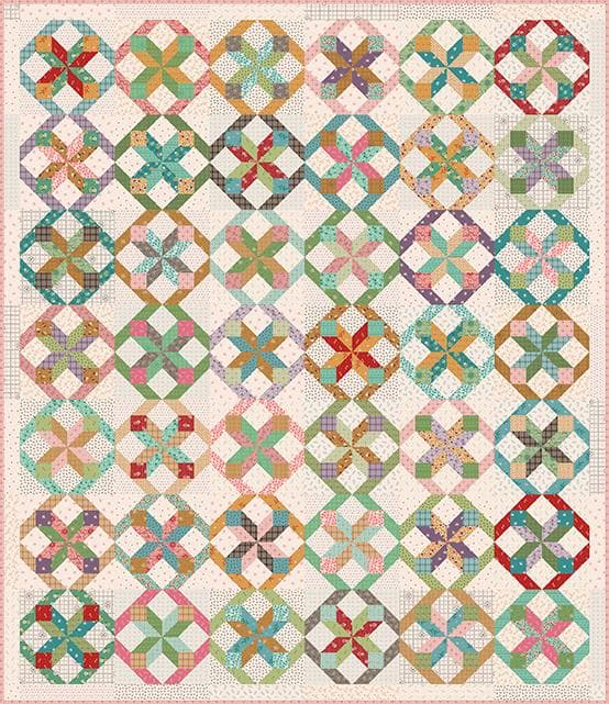 Cherish- Quilt Pattern- P051 ISE 300- Finished Quilt Size 76” x 88” - Fat Quarter Friendly- Lori Holt of It’s Sew Emma - image 3