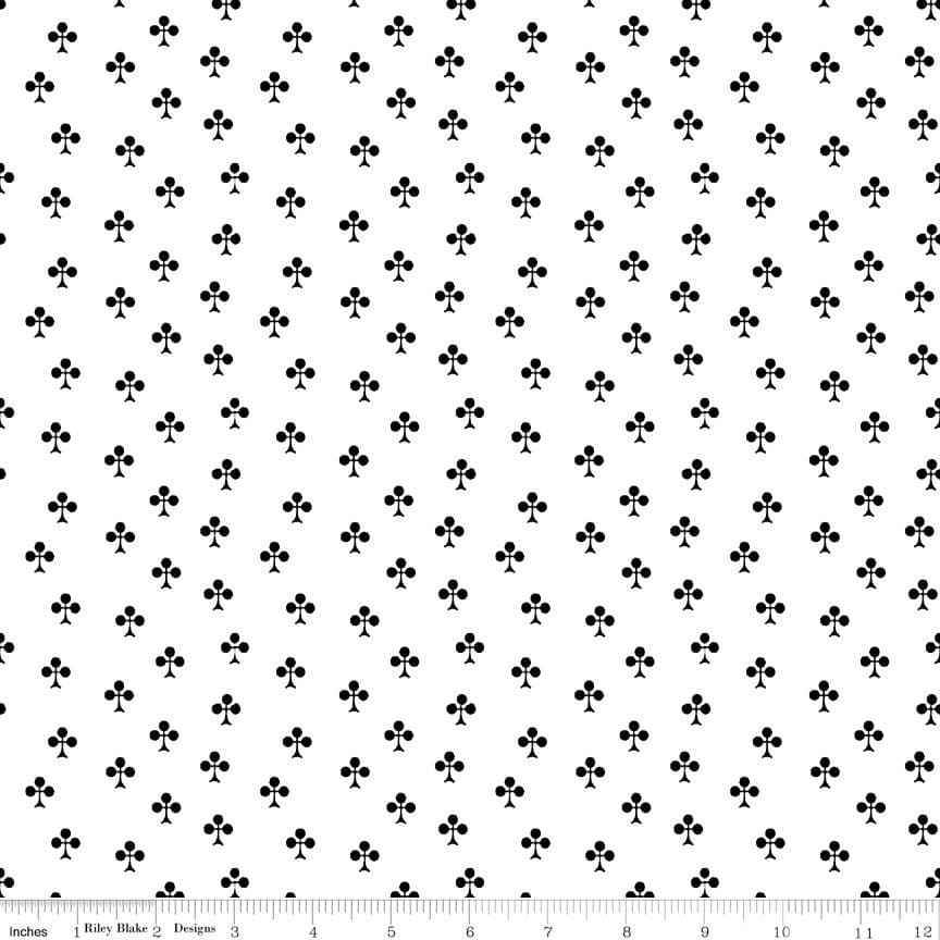 Queen of We’En- Clubs -White- Riley Blake Designs - image 3