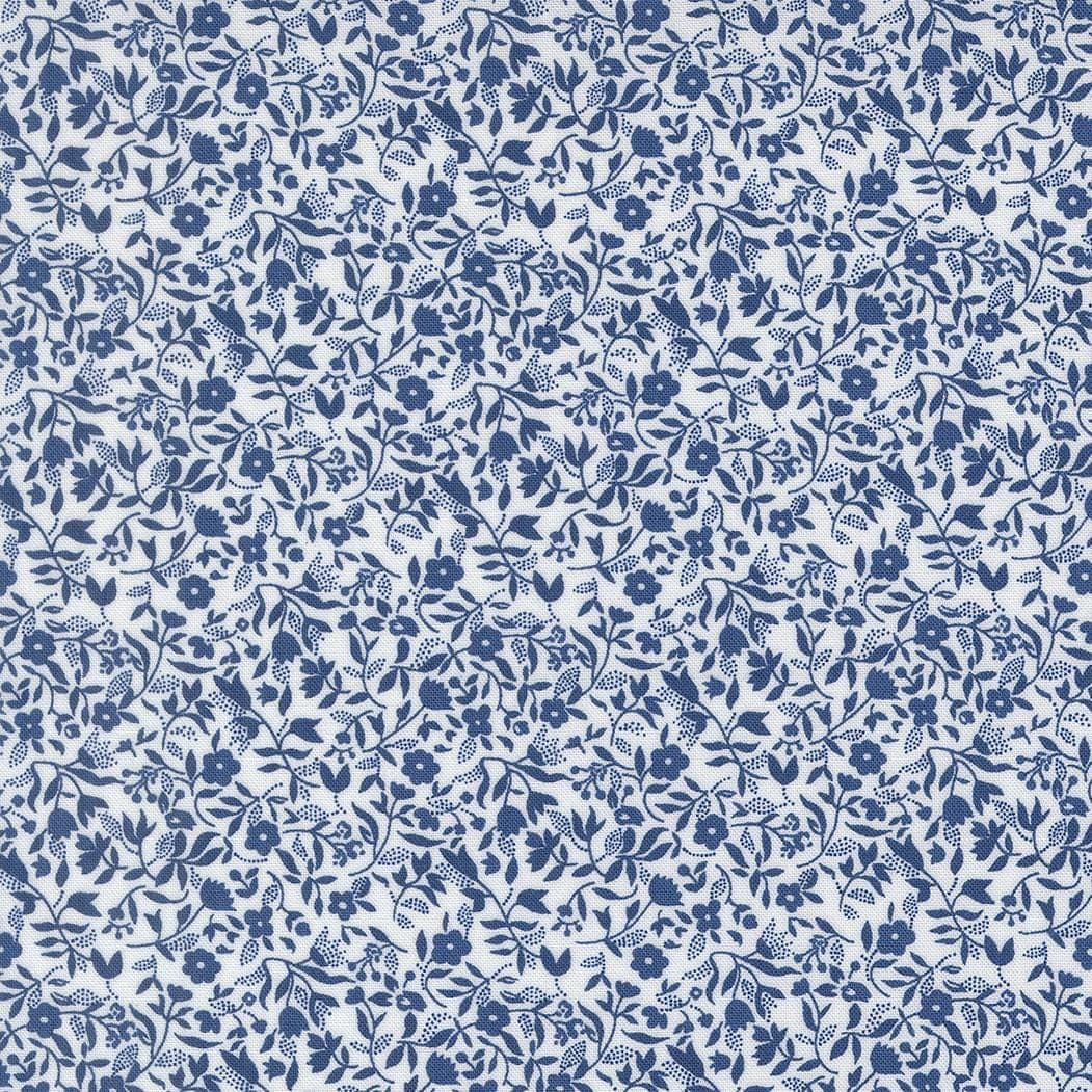 Blueprint- White Navy- 55335 26- Moda Fabrics by Camille Roskelley - image 3