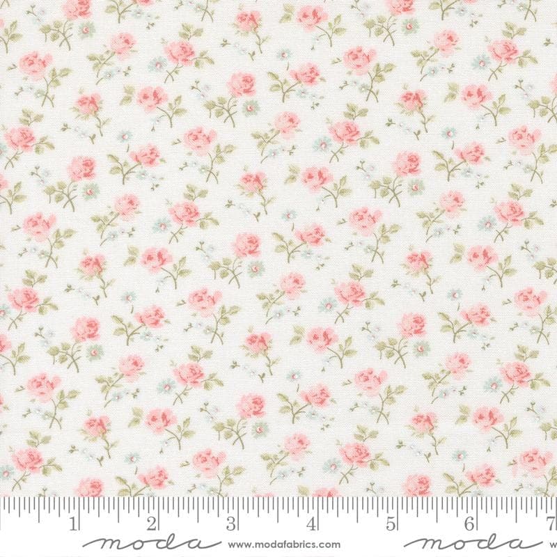 Abide- Linen White- 18791 11- Moda Fabrics by Brenda Riddle