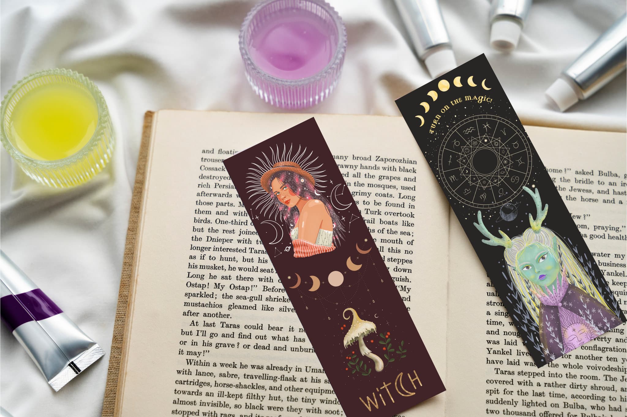 Witchy Bookmarks: 10 Printable Black Magic Designs (PDF) - image 3