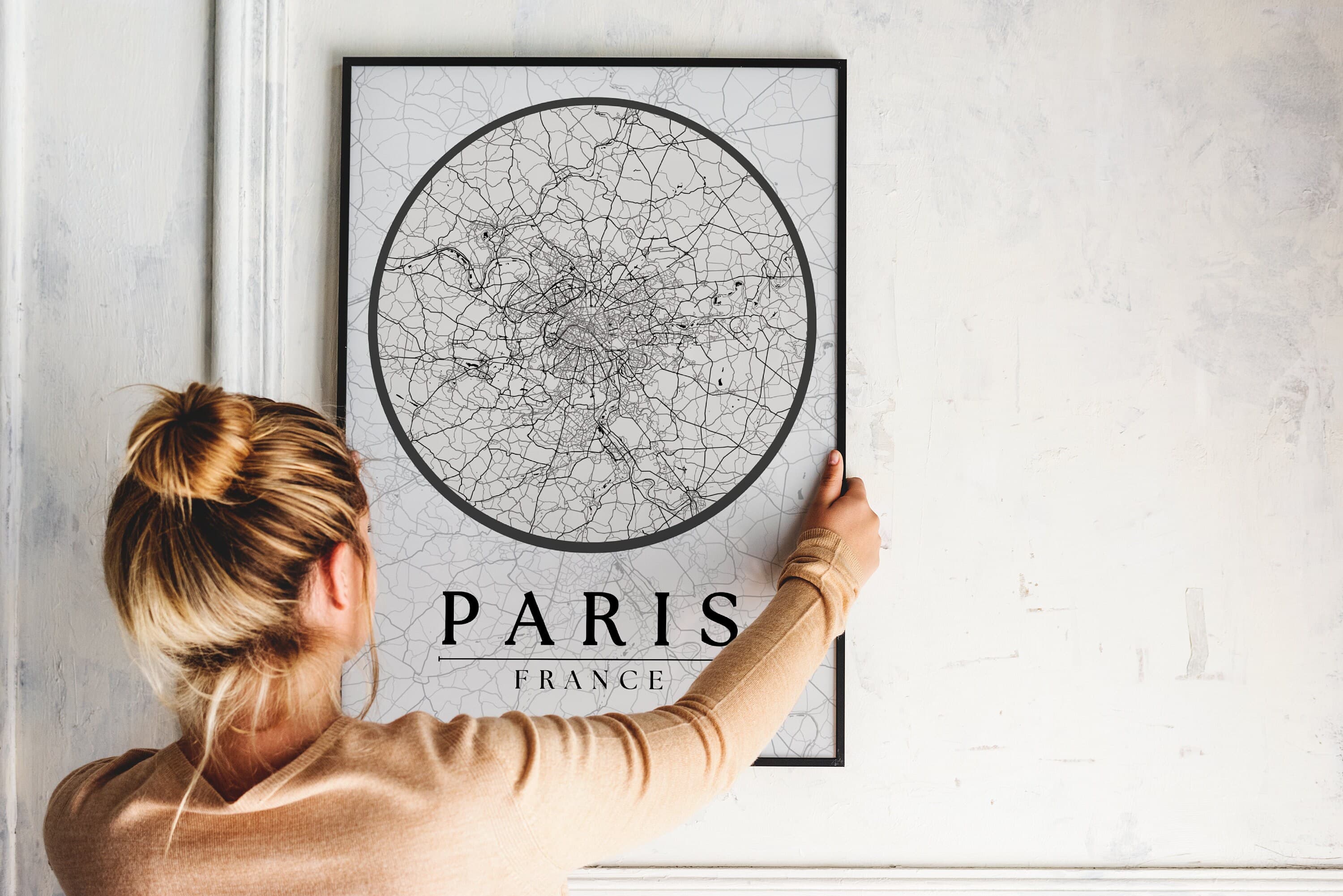 Custom City Map Art, Personalized Location Print (Digital Download) - image 5