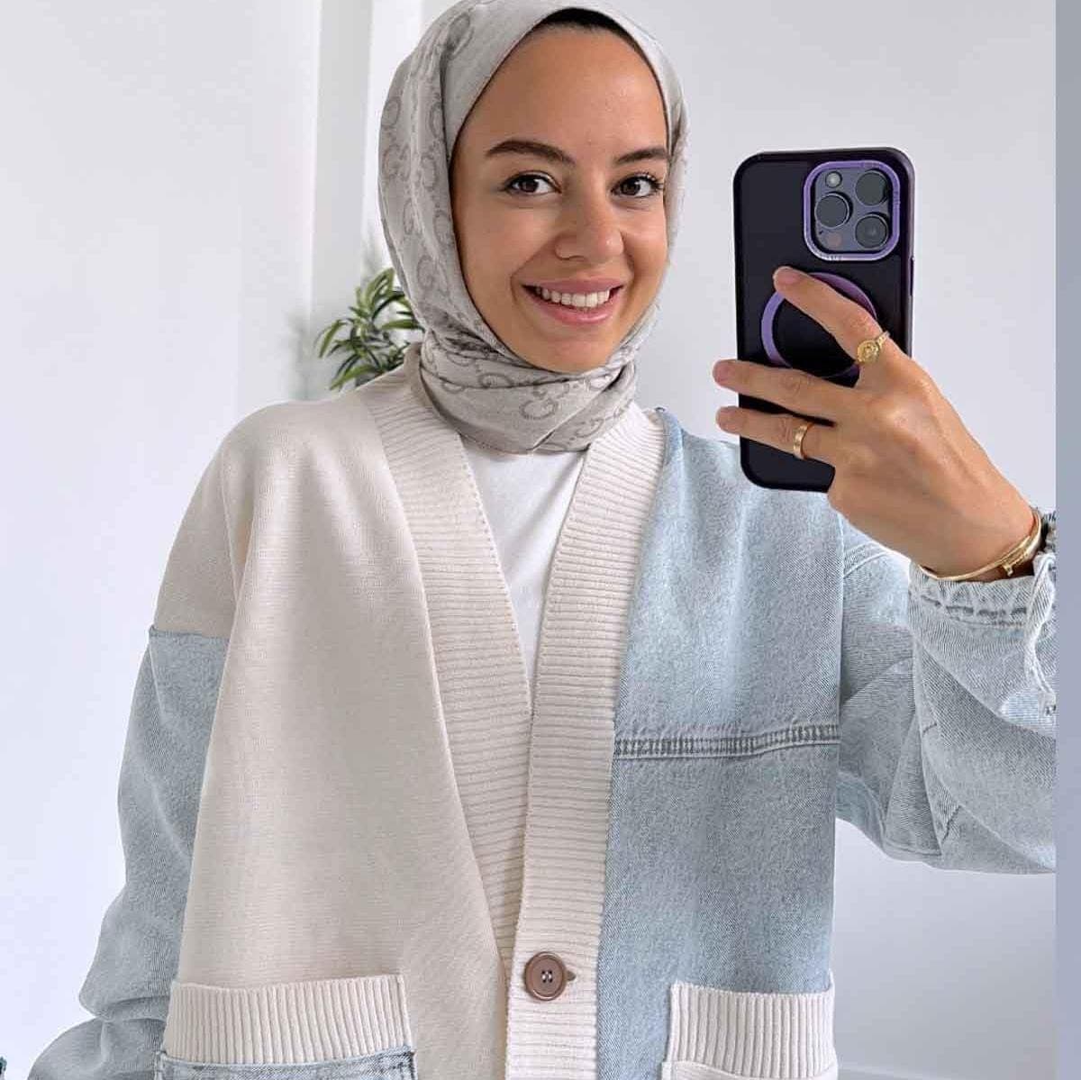 Elegant Double Pocket Design Cardigan for Women – Comfortable Knitwear, Casual and Chic Layer for All Seasons, Perfect Gift Idea, (KH-1879) - image 4