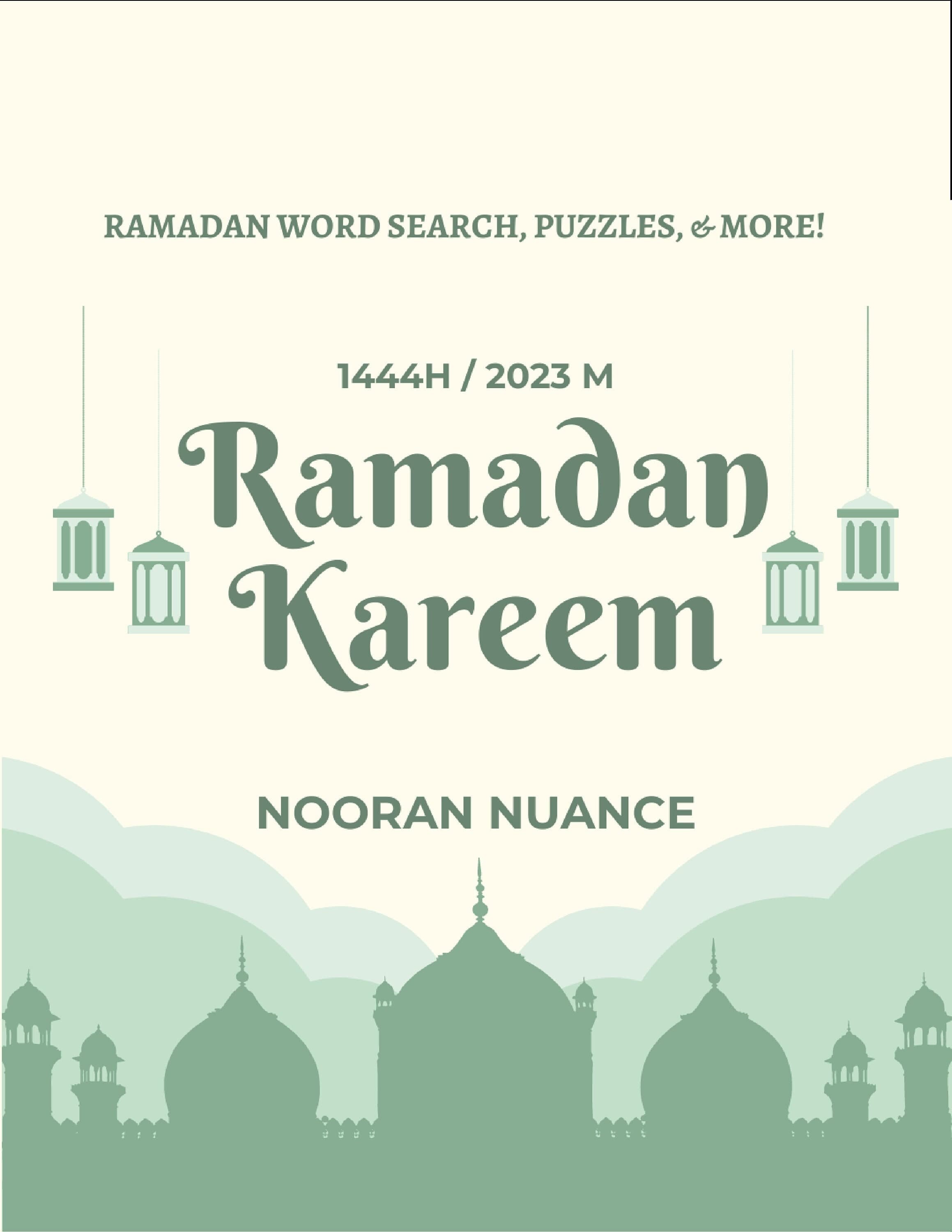 Islamic Word Search & Crossword Puzzle for All Ages | INSTANT DOWNLOAD