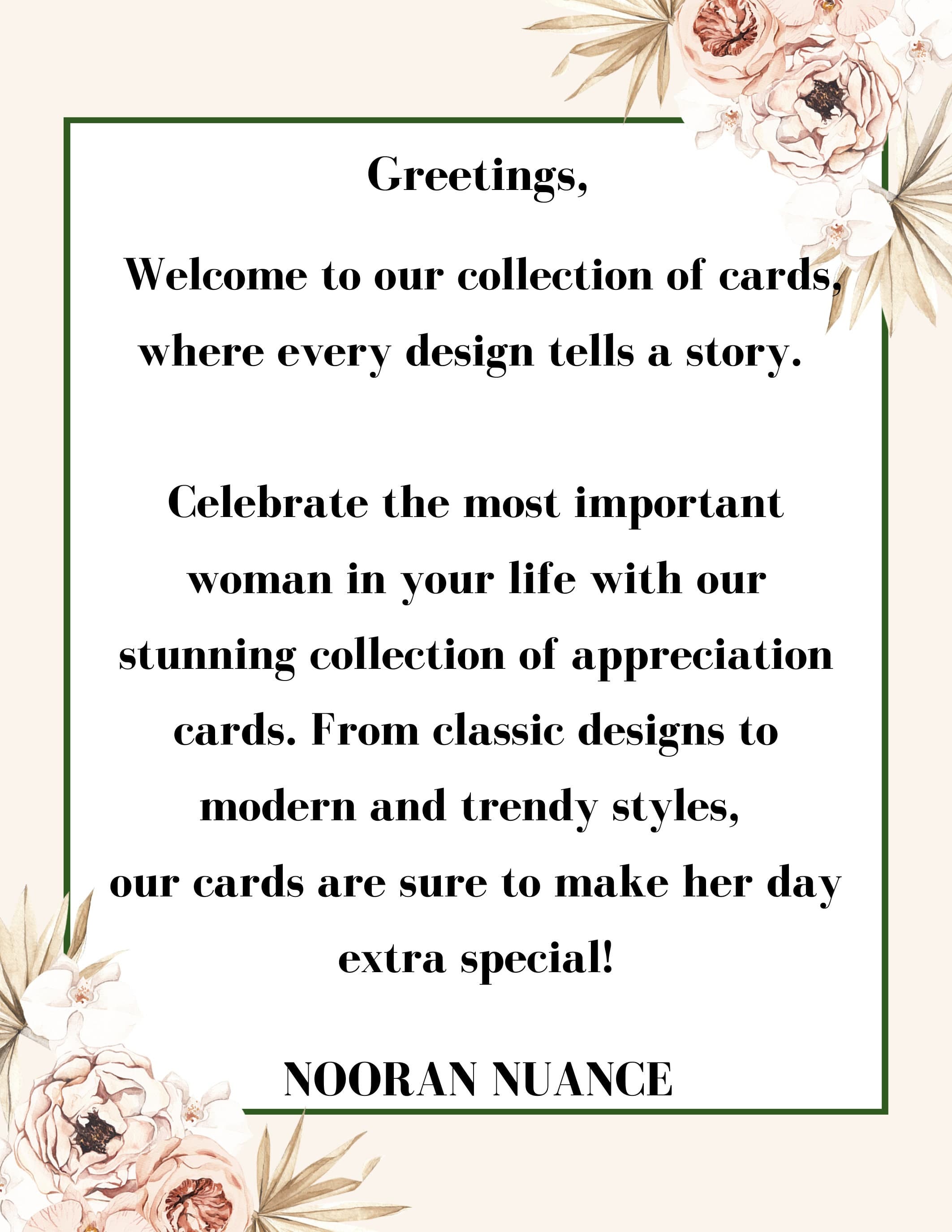 Floral Mother's Day Card: Watercolor Mama Design (Digital Download PDF) - image 3