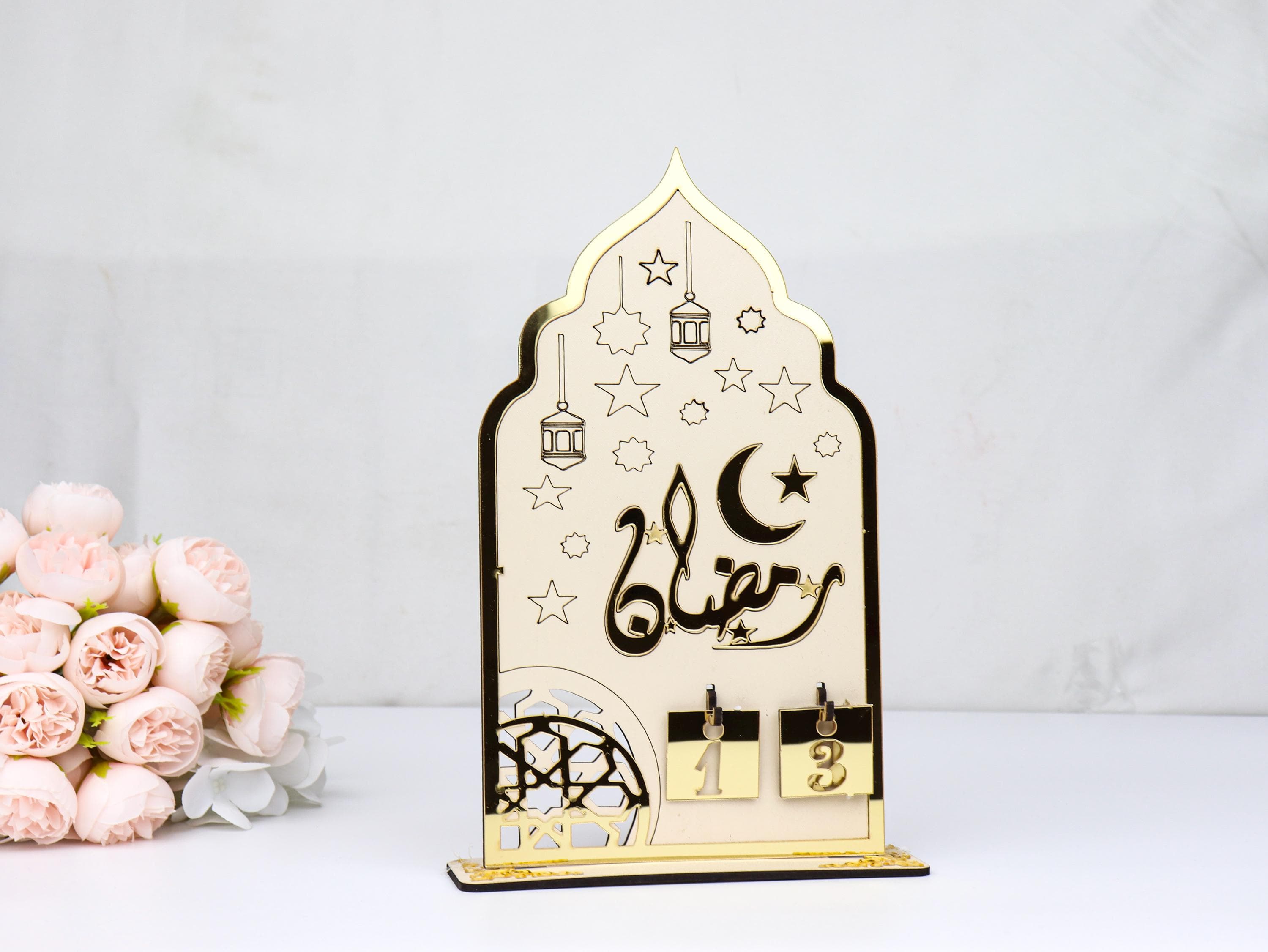 Ramadan Calendar, Eid Mubarak, Ramadan Kareem, Islamic Table Decor - image 4