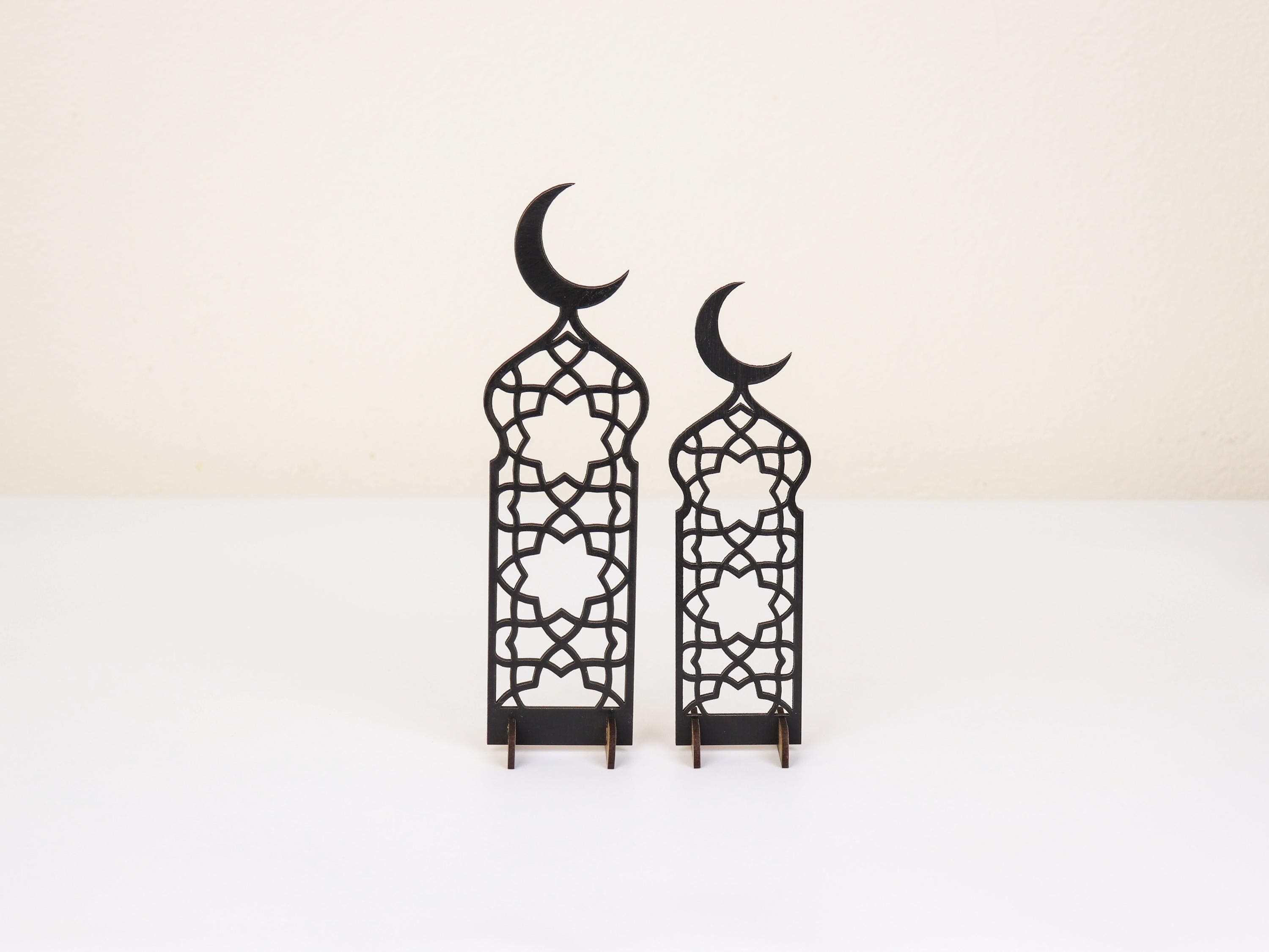Wooden Ramadan Decor, Islamic Ornaments, Eid Mubarak, Muslim Home Decor - image 4