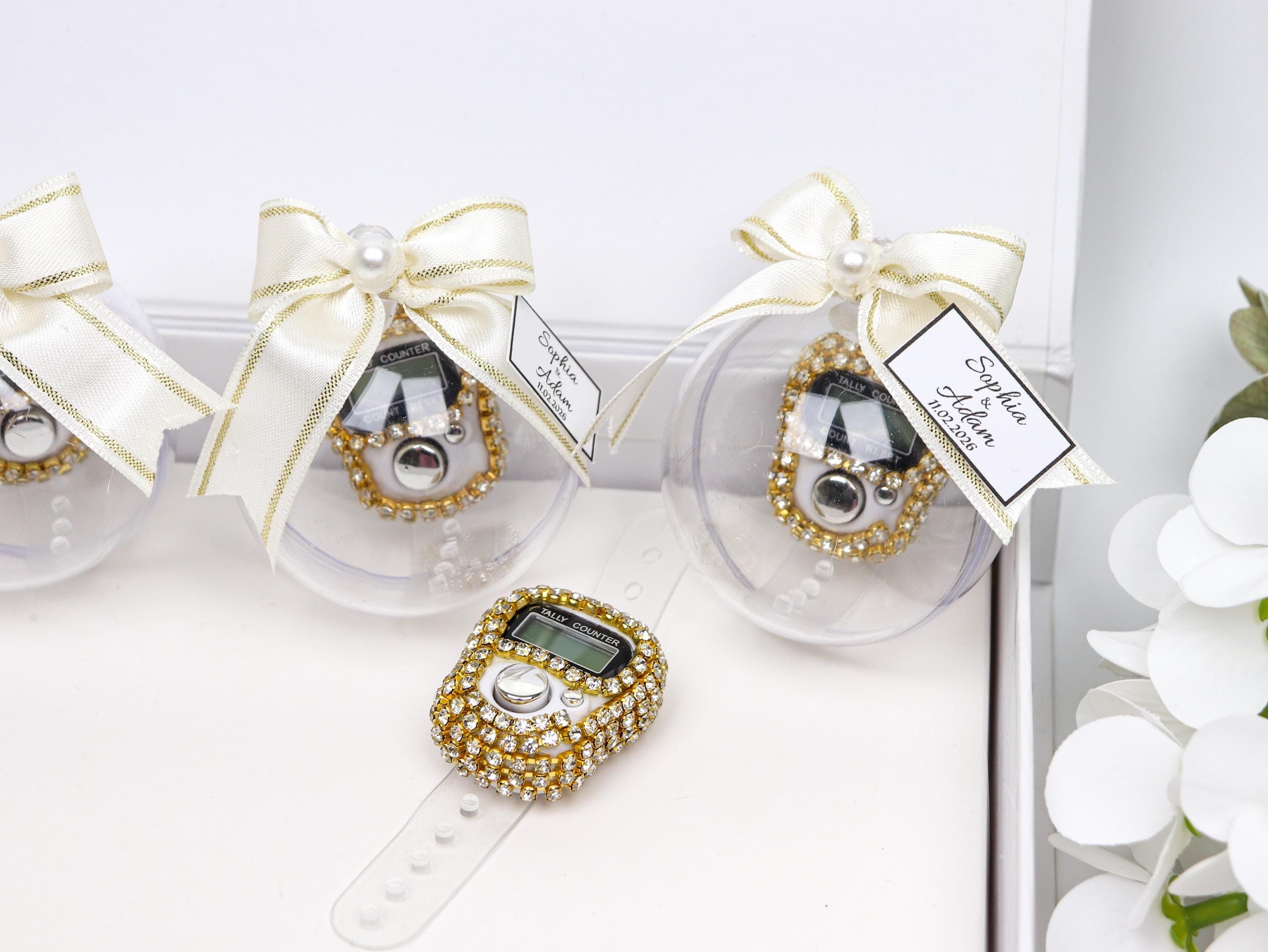 Custom Elegant Digital Tasbih Gift Box, Islamic Prayer Beads, Ramadan, Eid Gift