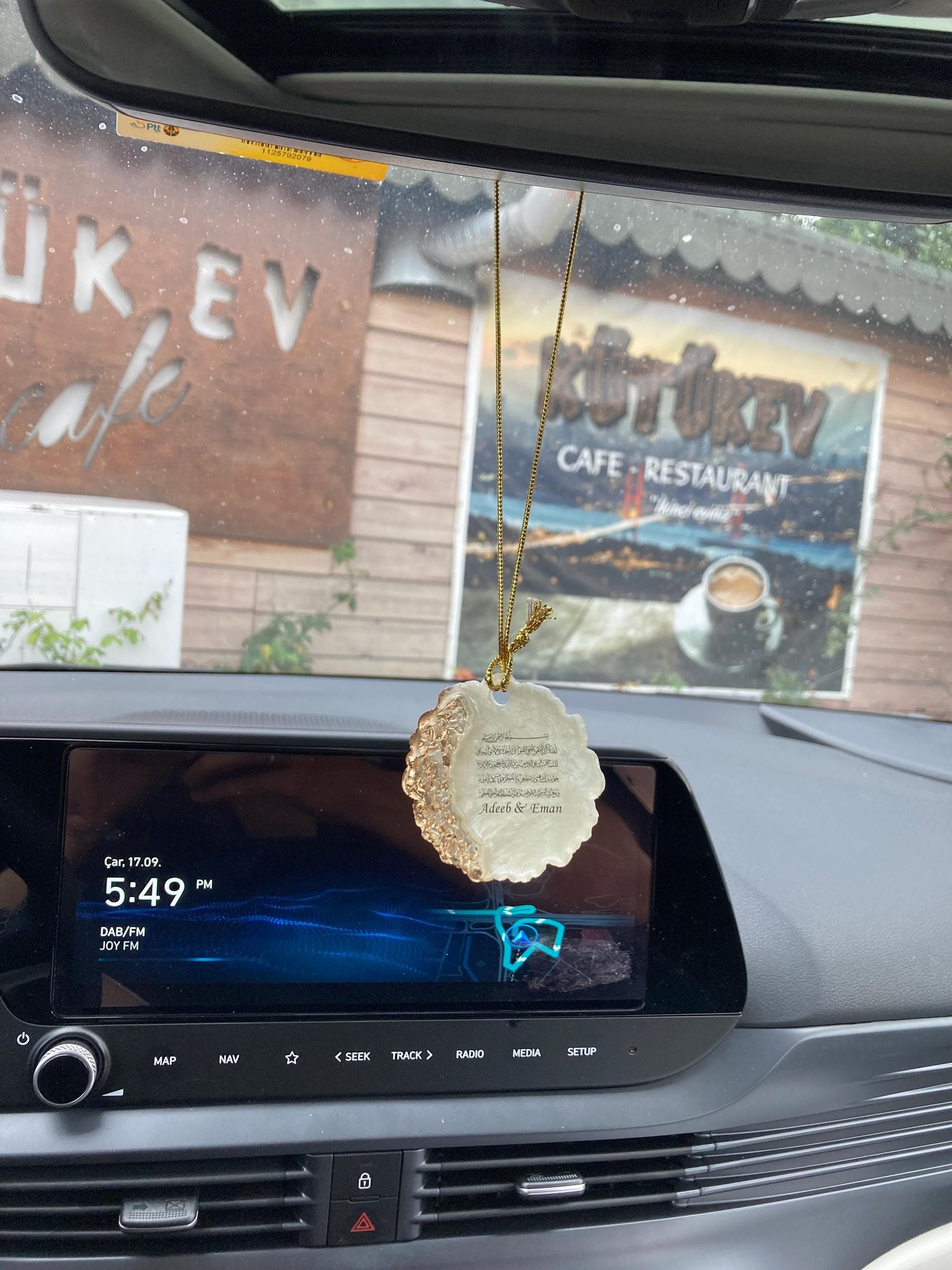 Personalized Epoxy Car Hanging Ornament: Islamic Baby Shower, Aqiqah, Ameen Favor, Ramadan, Eid - image 5