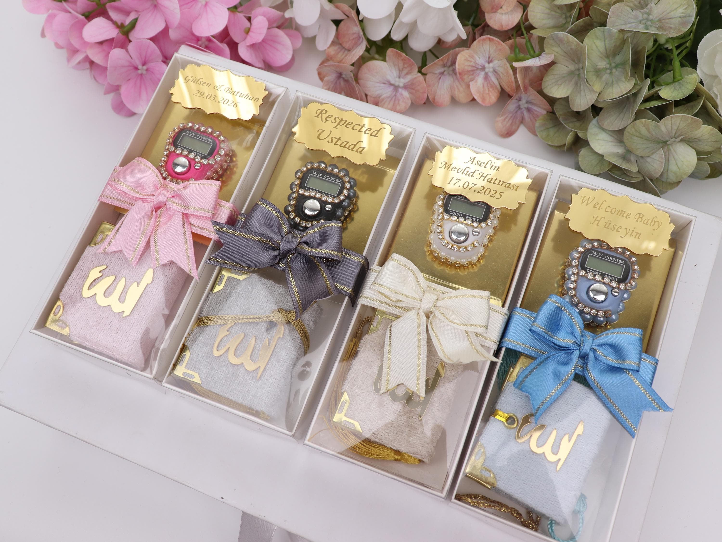 Mini Quran Digital Tasbih Gift Set, Islamic Wedding Gift, Ramadan, Eid