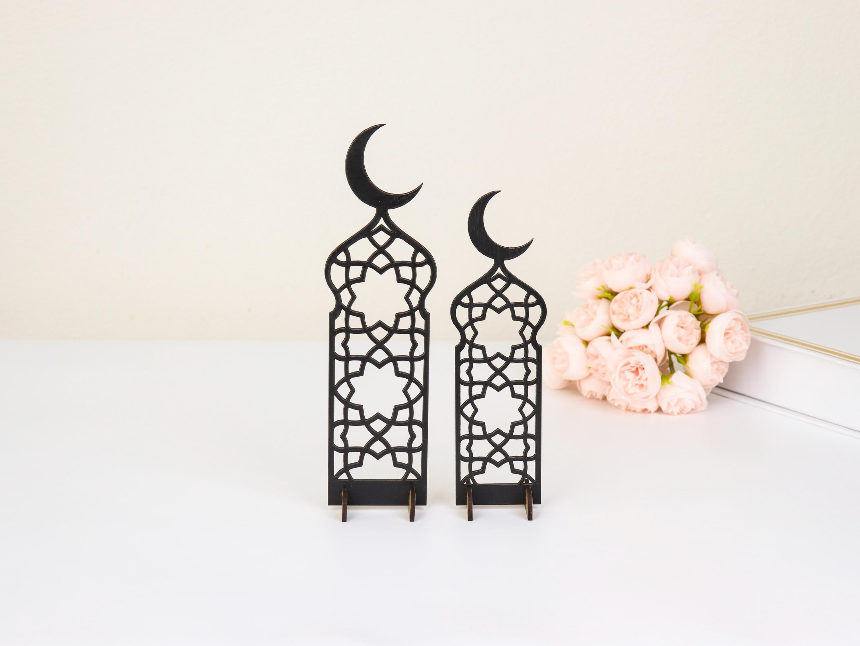 Wooden Ramadan Decor, Islamic Ornaments, Eid Mubarak, Muslim Home Decor - image 5