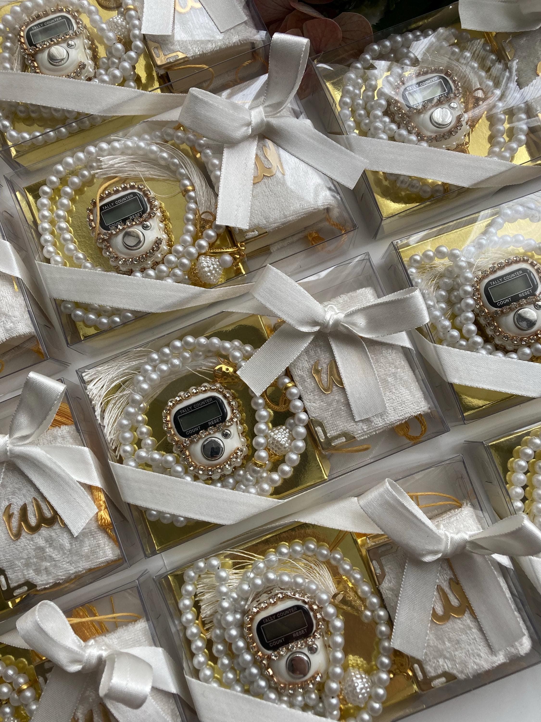 Custom Mini Quran Tasbeeh Gift Set: Digital Tasbih, Muslim Wedding Gift, Ramadan, Eid - image 5