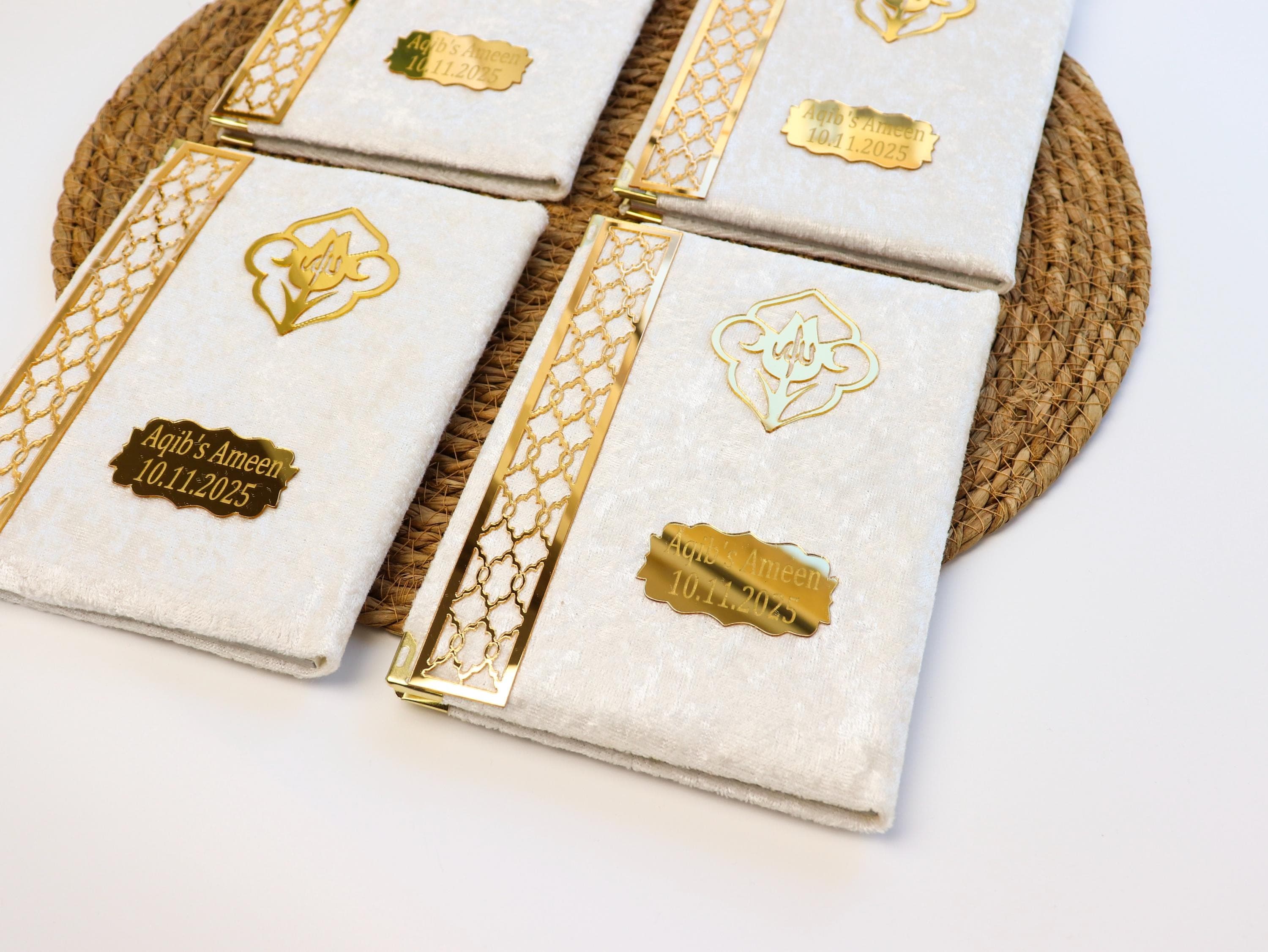 Personalized Yaseen Book & Tasbih Set: Islamic Wedding Gift