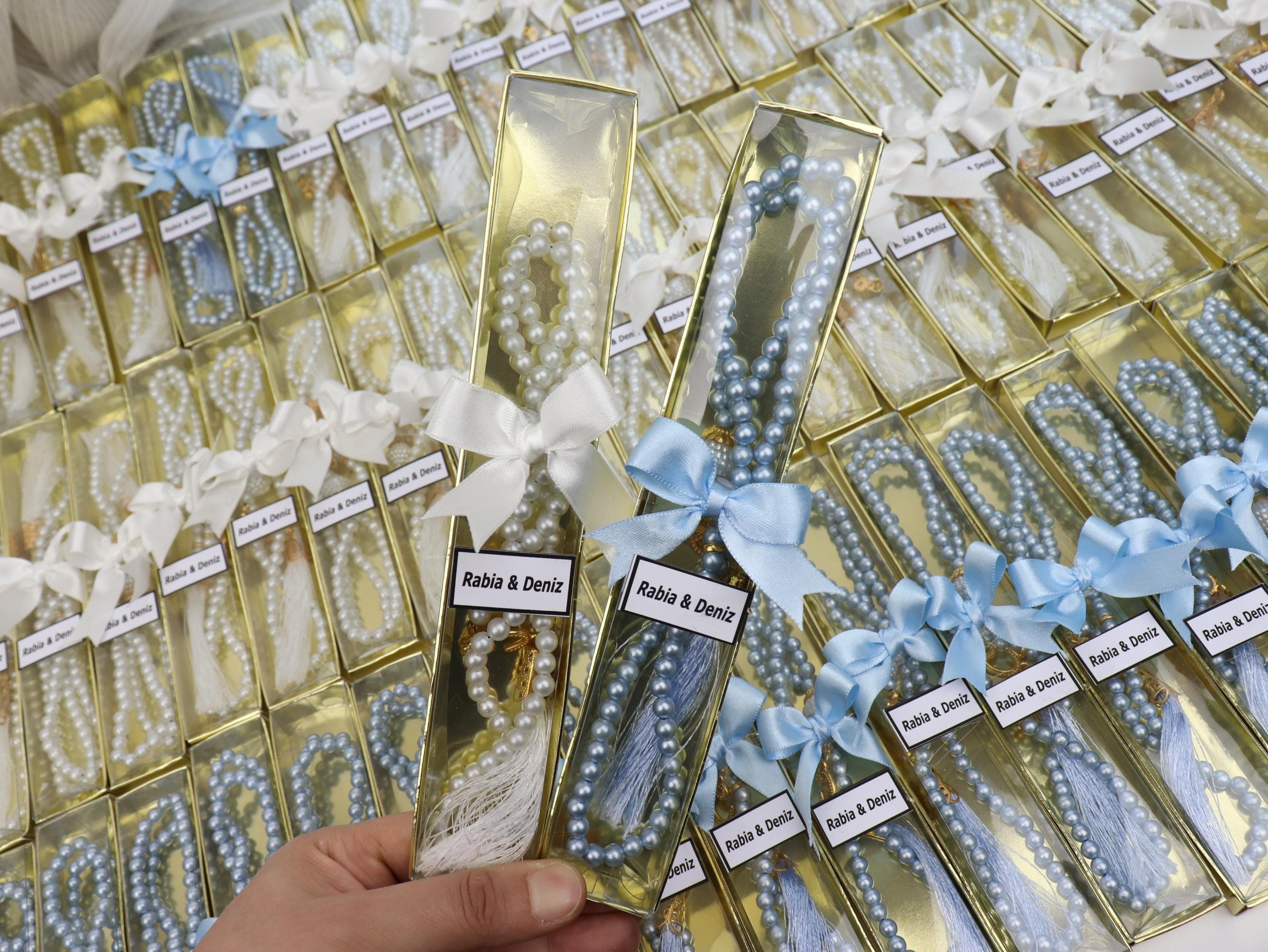 Personalized Tasbih, 99 Prayer Beads, Muslim Wedding Invitation, Islamic Gifts, Ramadan, Eid - image 4