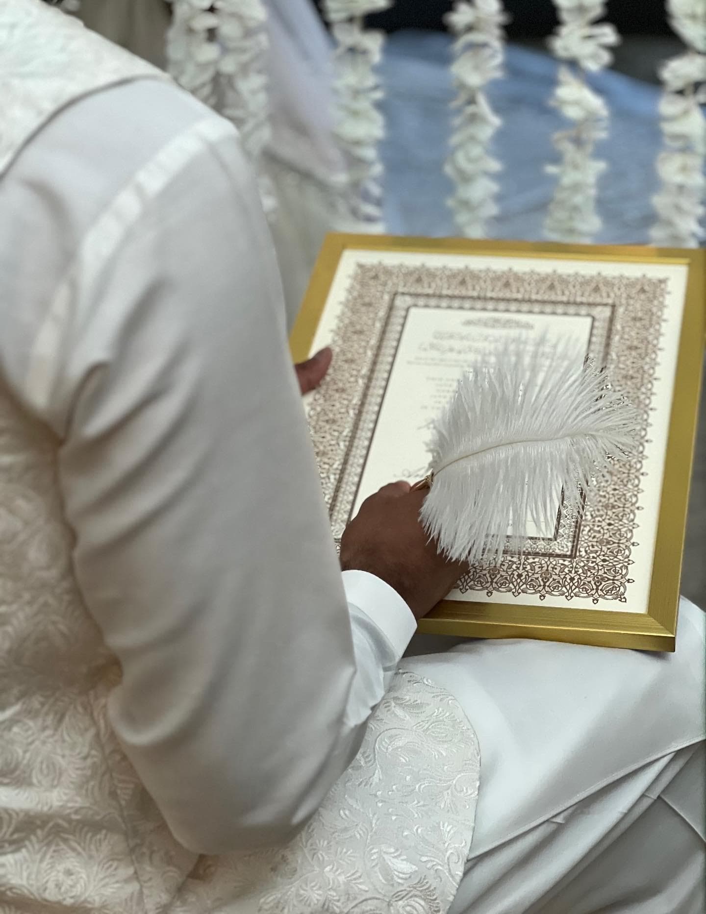 Luxury Gold Nikkah Certificate: Islamic Wedding Contract (A4) - image 5