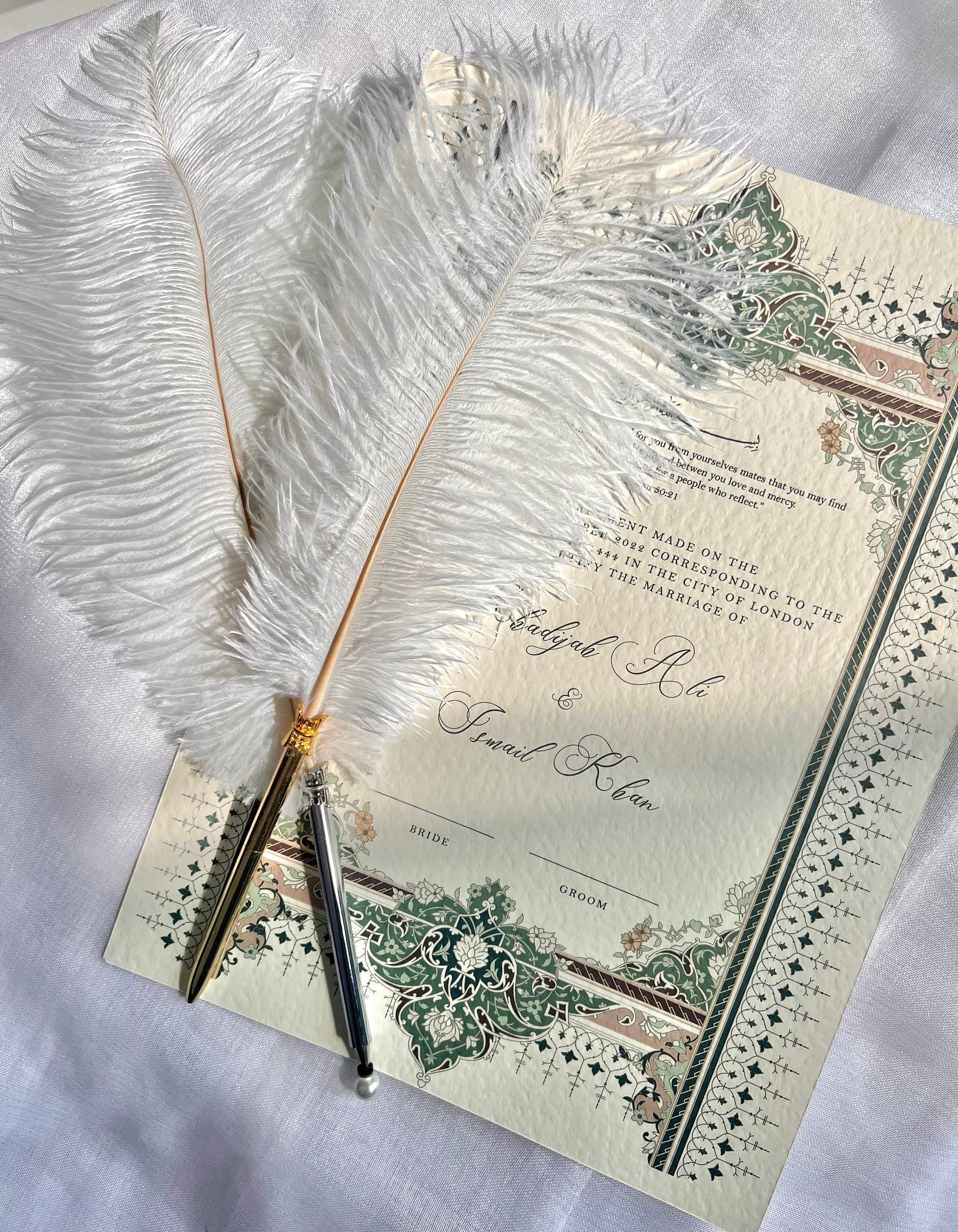 Nikkah certificate premium