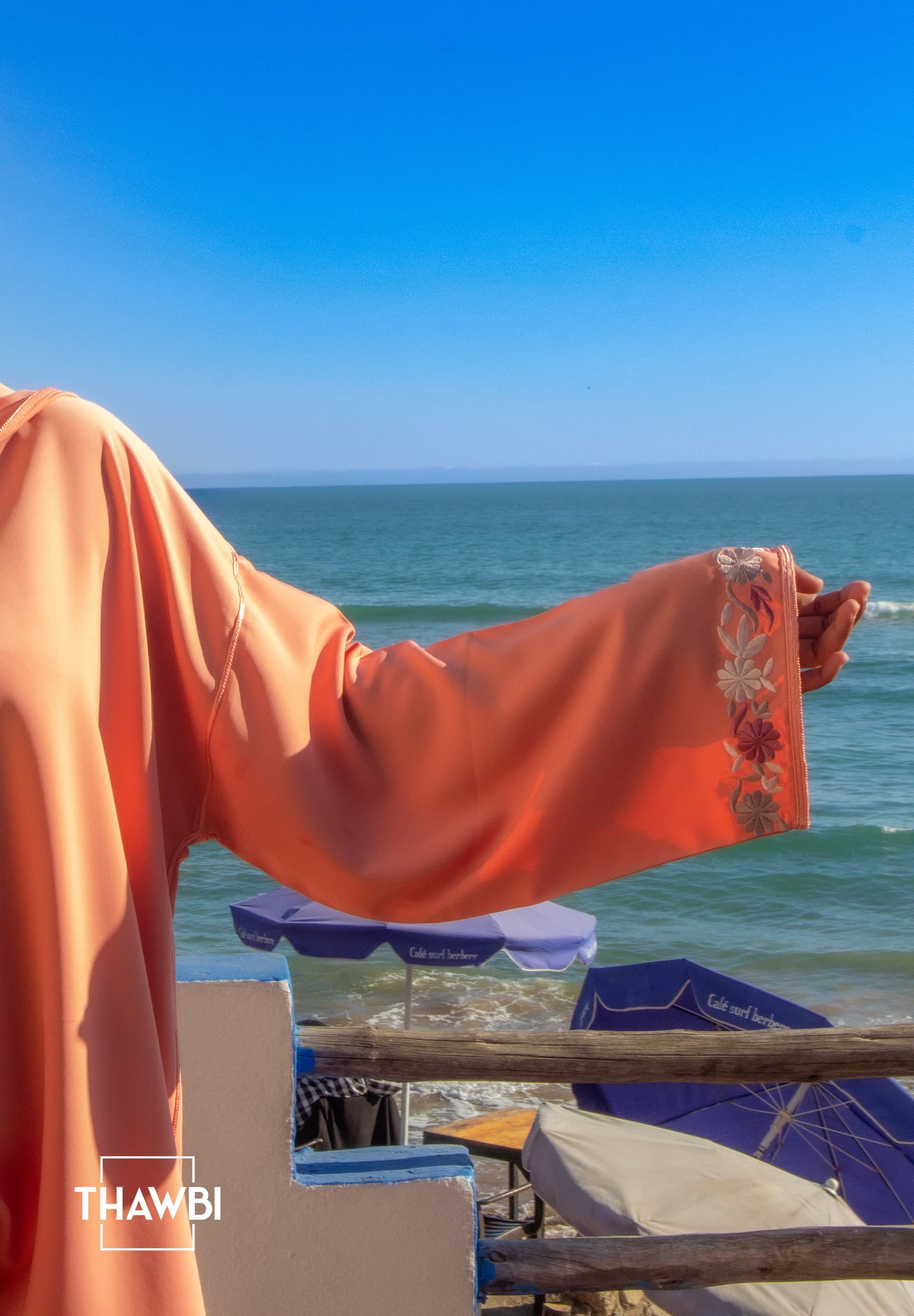 Handmade Moroccan Caftan Dress: Vintage Floral Jellaba with Tarz Rabati - image 4