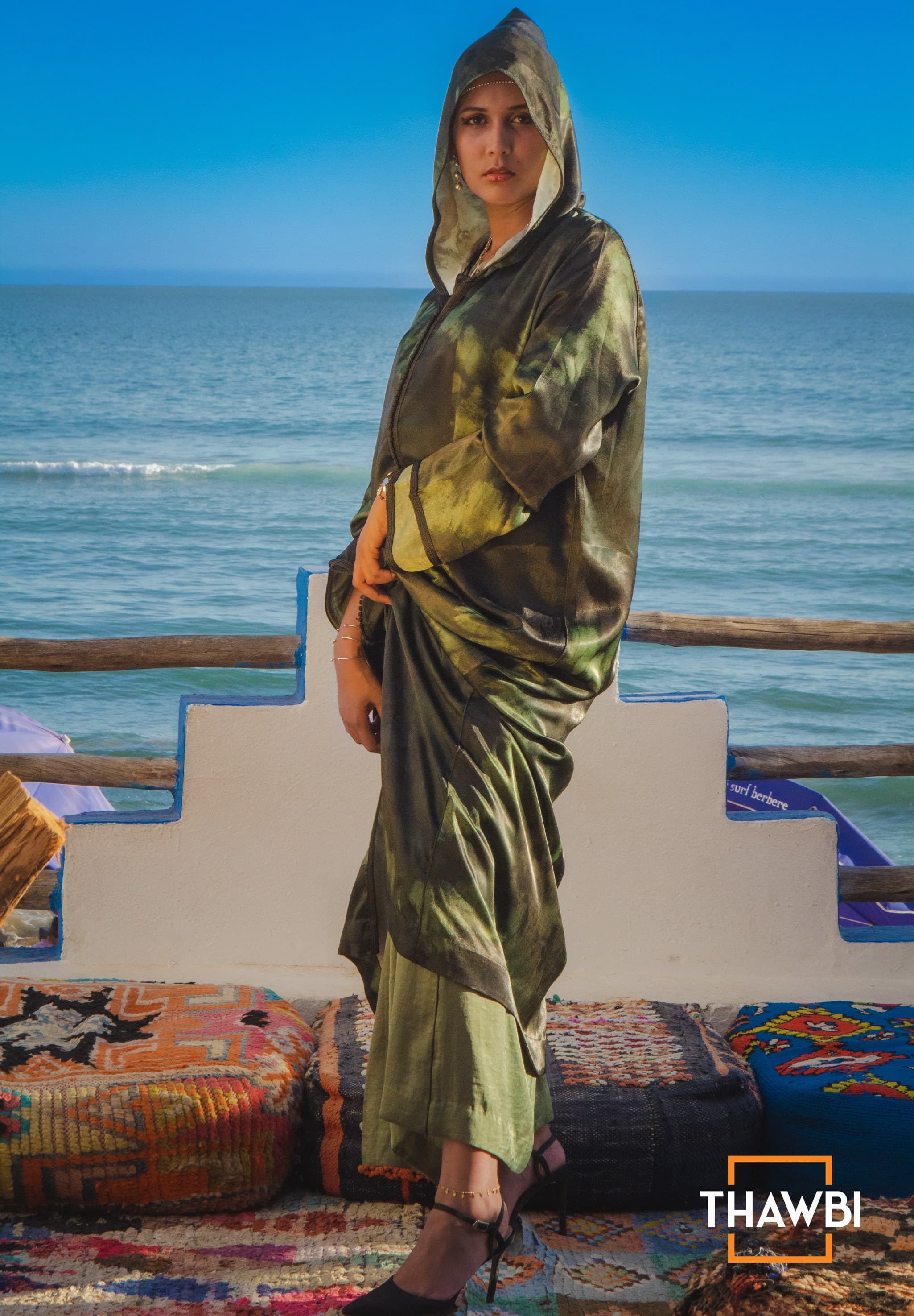 Vintage Moroccan Kaftan & Jellaba Set: Handmade Women's Dress - image 4