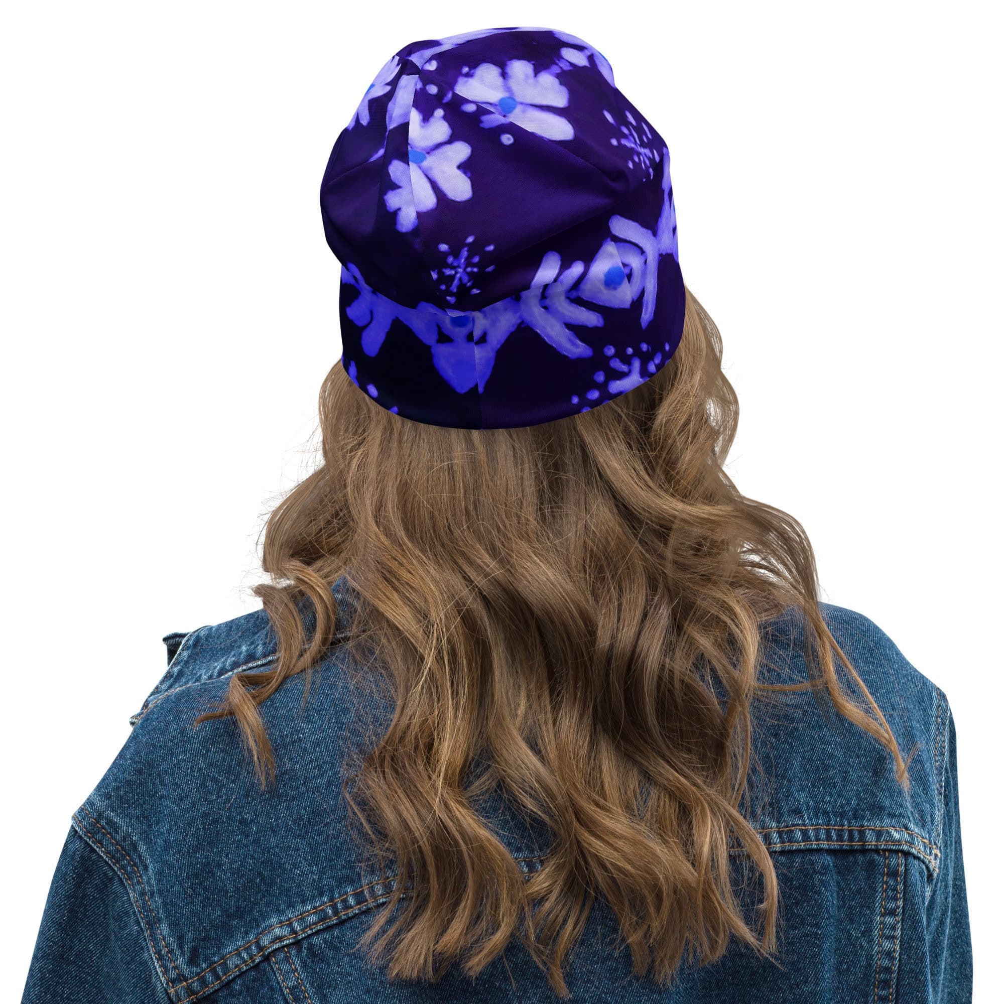 Winter Snowflake Beanie,running hat,cancer hat,chemo beanie,ski hat,soft beanie,unisex beanie,slouch hat