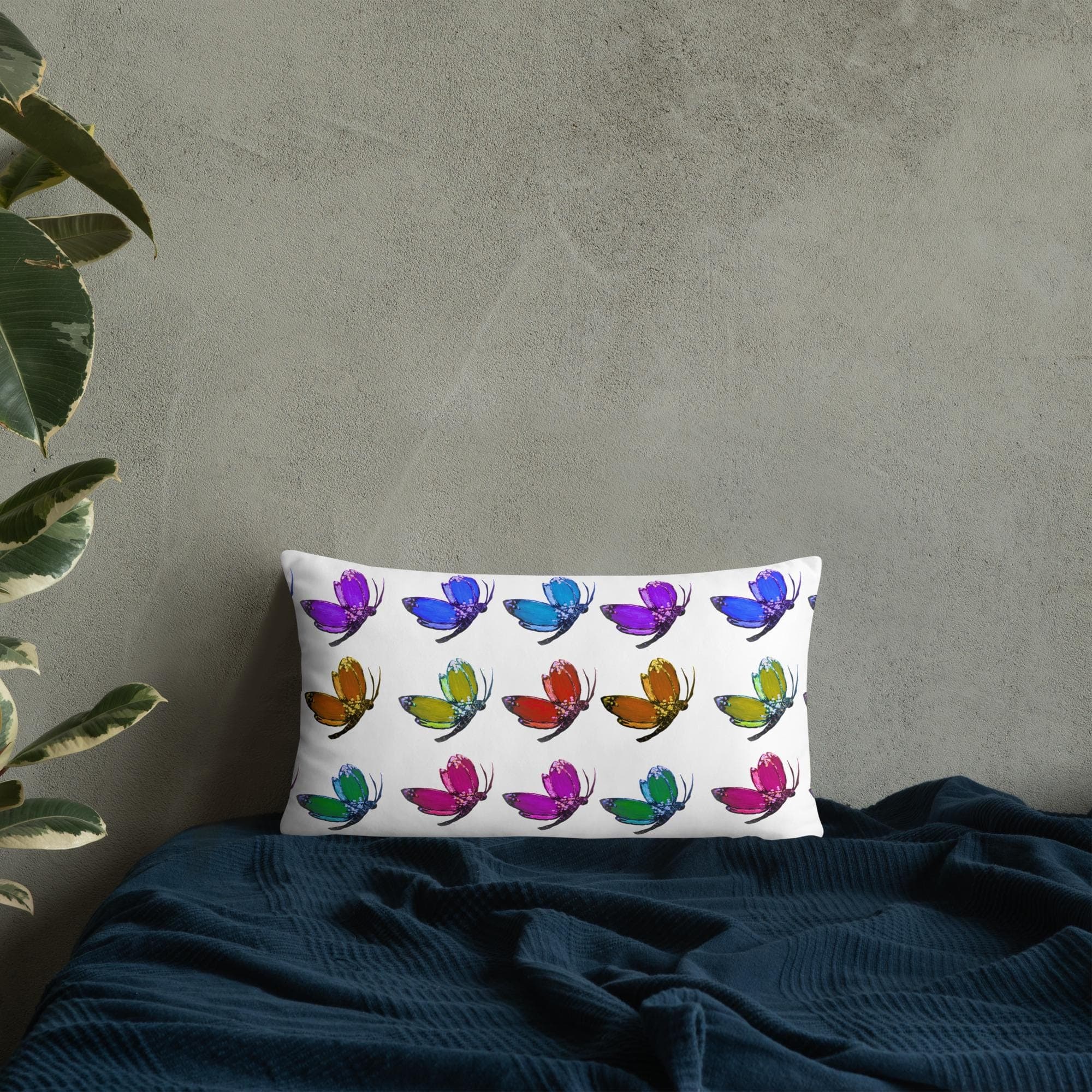 Butterfly Lovers Lumbar Pillow, Accent Pillow, Throw Pillow