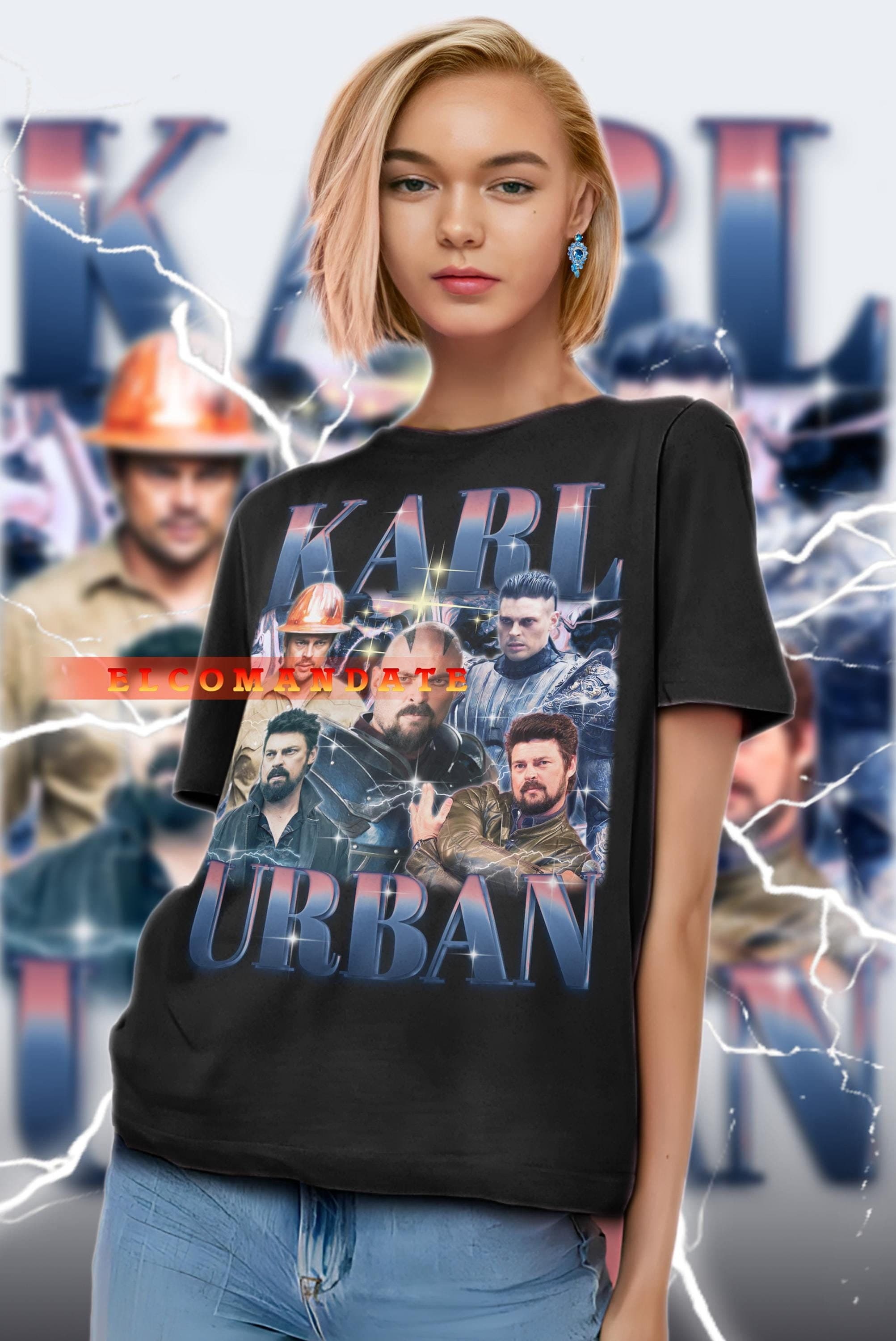 KARL URBAN Shirt, Karl Urban Vintage Shirt, Karl Urban Retro 90s Tshirt, Karl Urban Sweatshirt, Karl Urban Longsleeve, Karl Urban Vintage