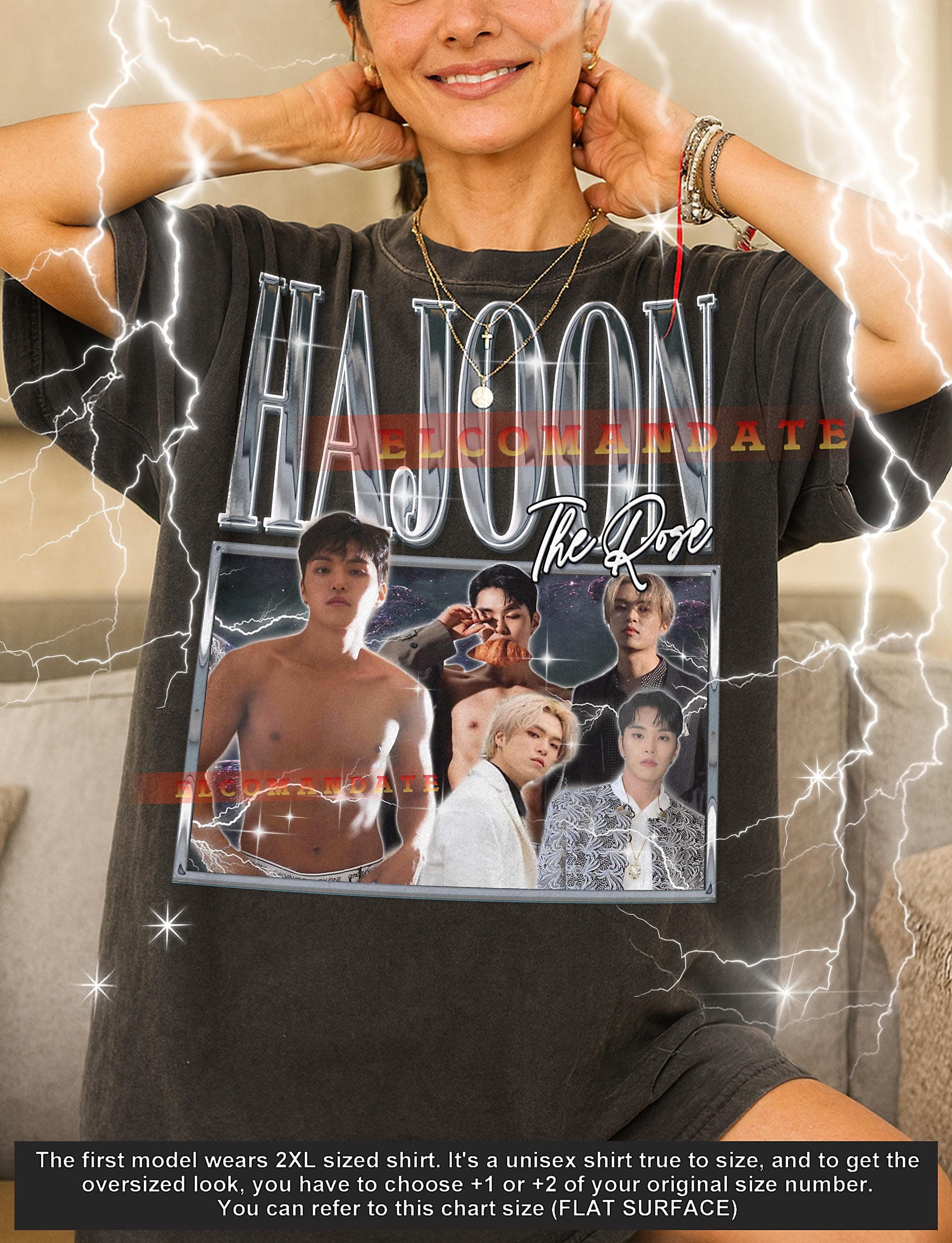 Hajoon The Rose Bootleg Shirt, Hajoon The Rose Vintage Tee, Hajoon The Rose 90s Tshirt, Hajoon The Rose Retro Tee, Musician Idol