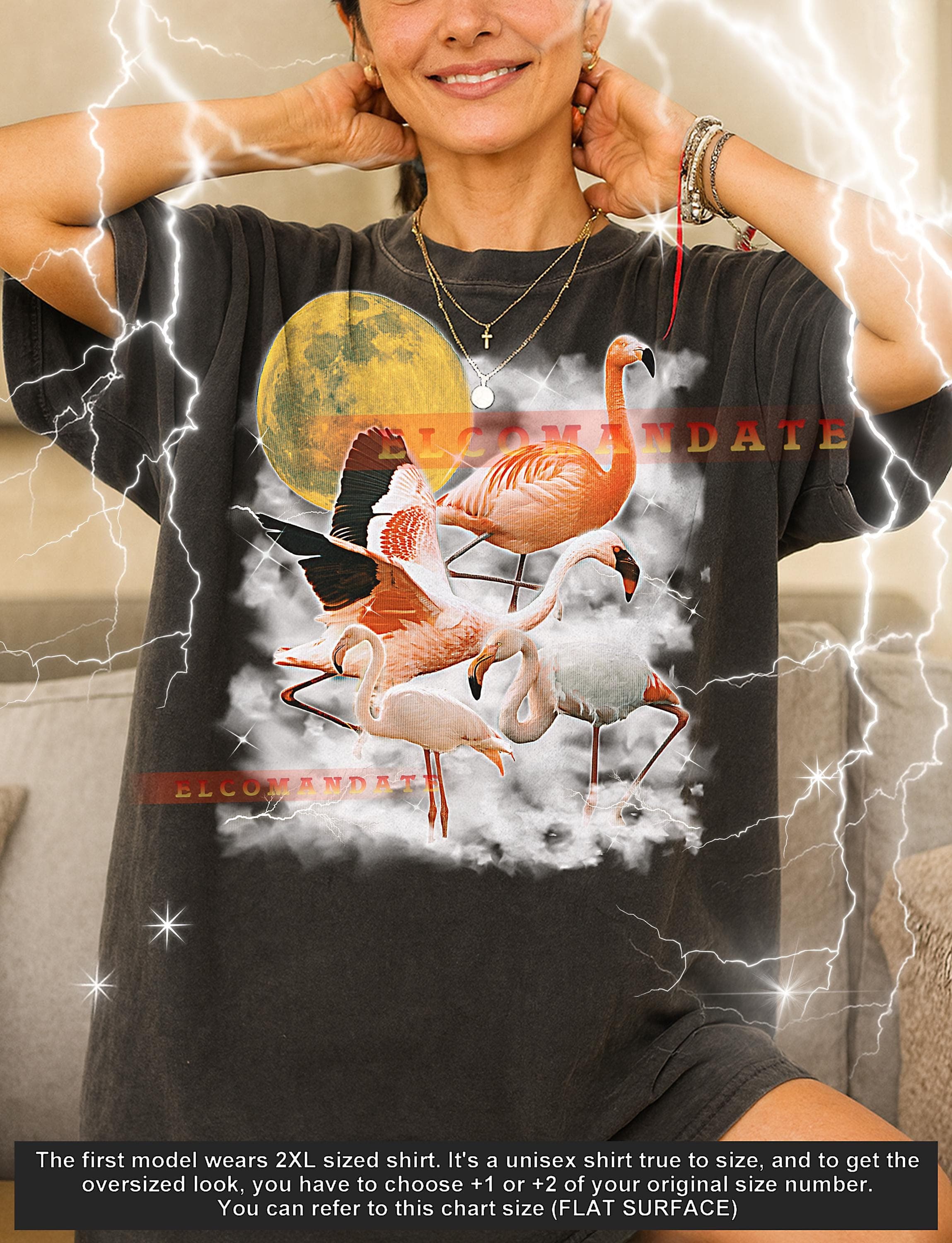Flamingo T-Shirt, Vintage Animal Lovers Tropical Bird Nature Wildlife Tee, 90s Retro Throwback, Flamingo Sweater