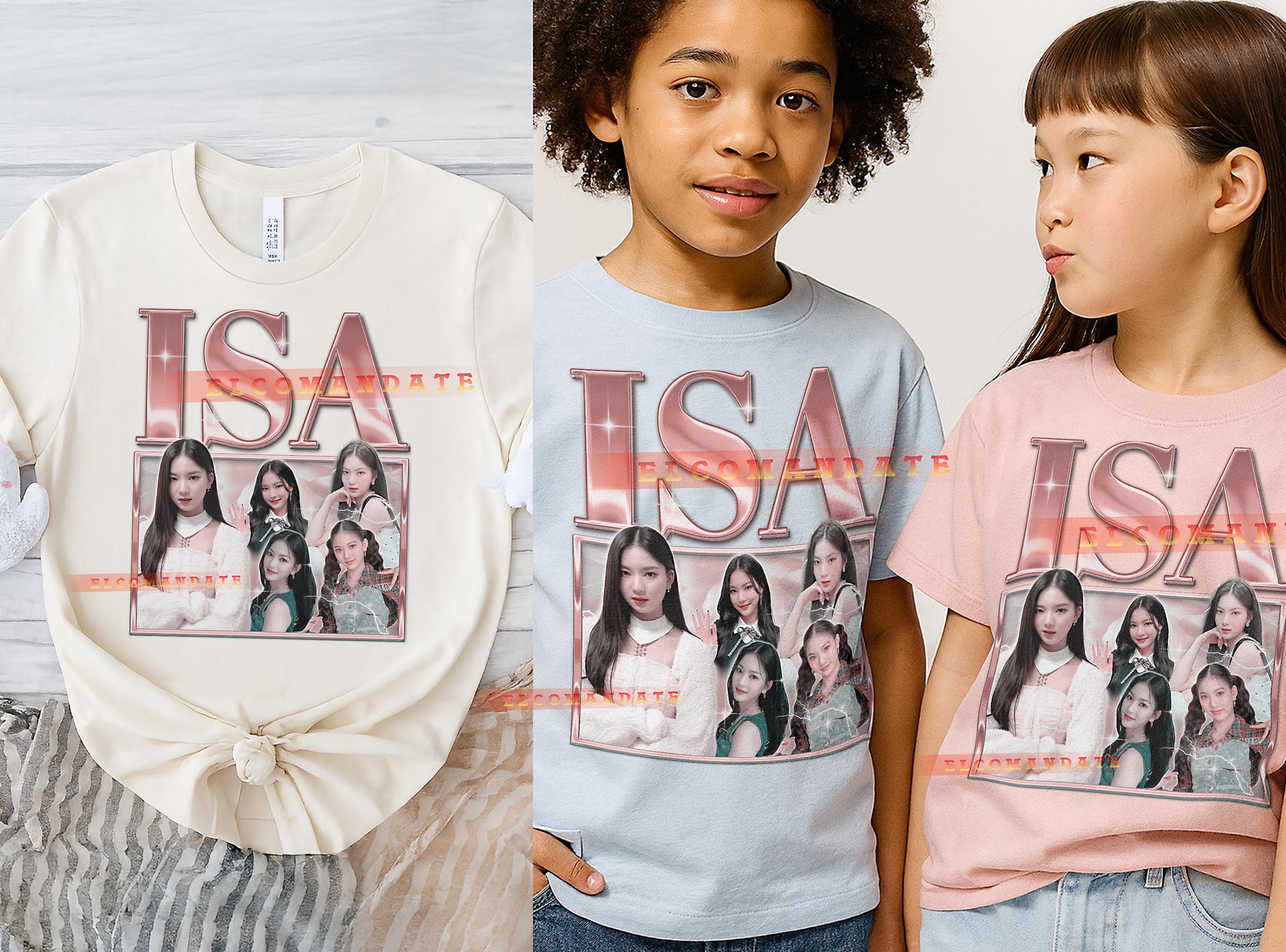 Isa StayC Bootleg Shirt, Isa StayC Vintage Tee, Isa StayC 90s Tshirt, Isa StayC Retro Tee, Kpop Idol Singer Retro 90s Adult Kids Tee - image 4