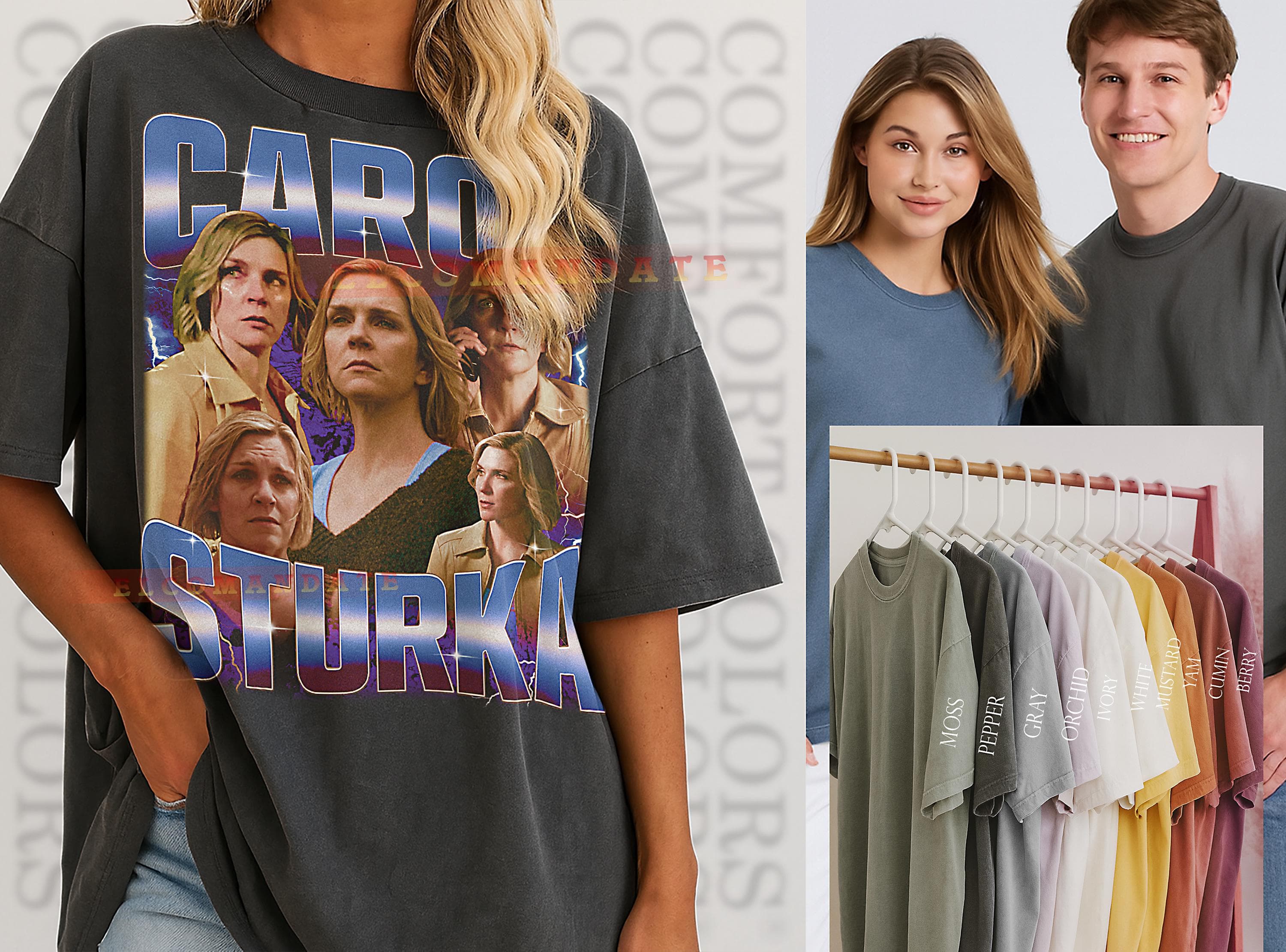 Carol Sturka T-Shirt, Plur1bus Iconic Celebrity Performer Star Graphic Tee, Vince Gilligan 90s Retro Throwback, Pluribus Carol Sweater - image 3