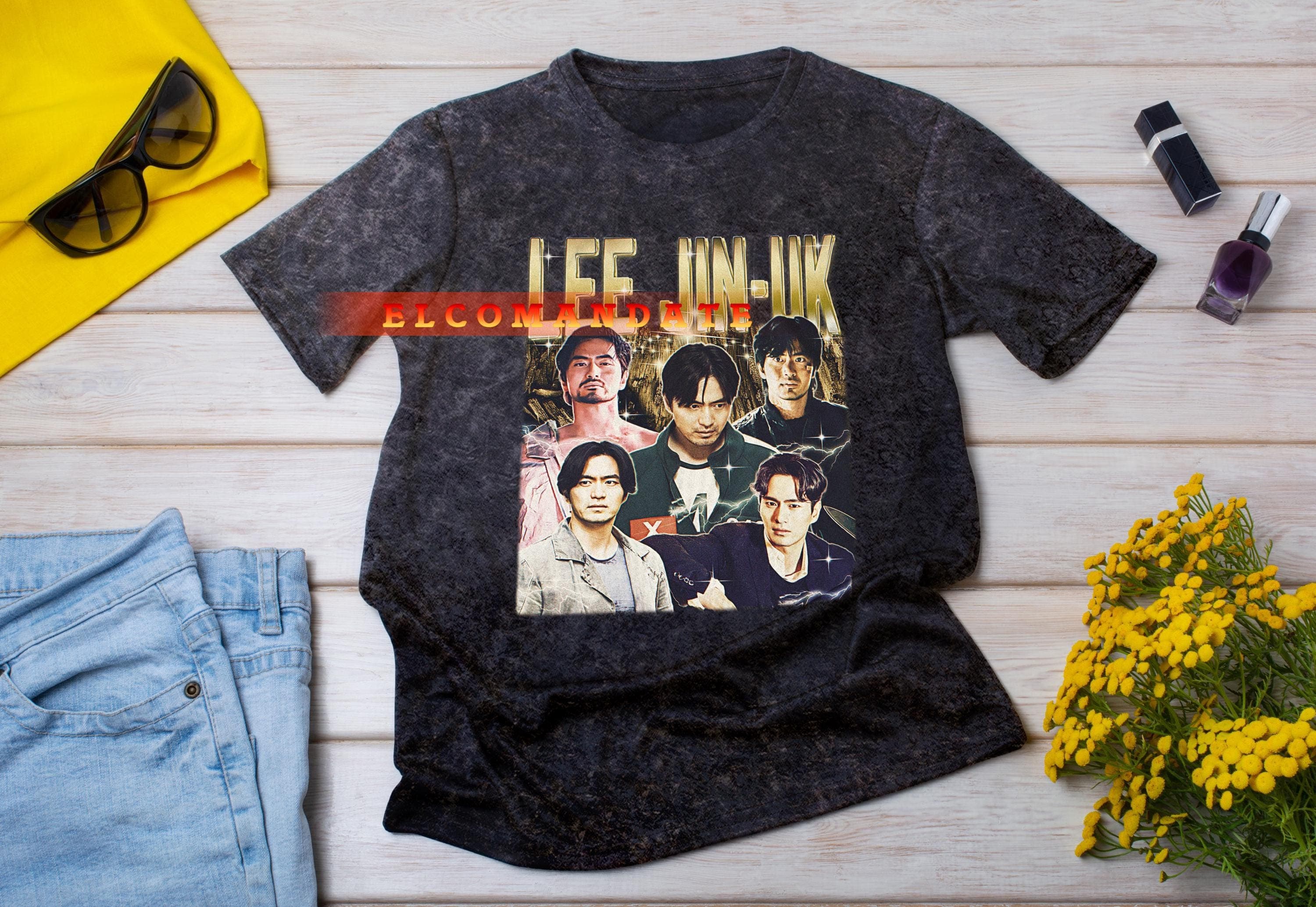 LEE JIN-UK Shirt - Lee Jin-uk Vintage Shirt, Lee Jin-uk Retro 90s Tshirt, Lee Jin-uk Bootleg Tee, Lee Jin-uk Sweater - image 5