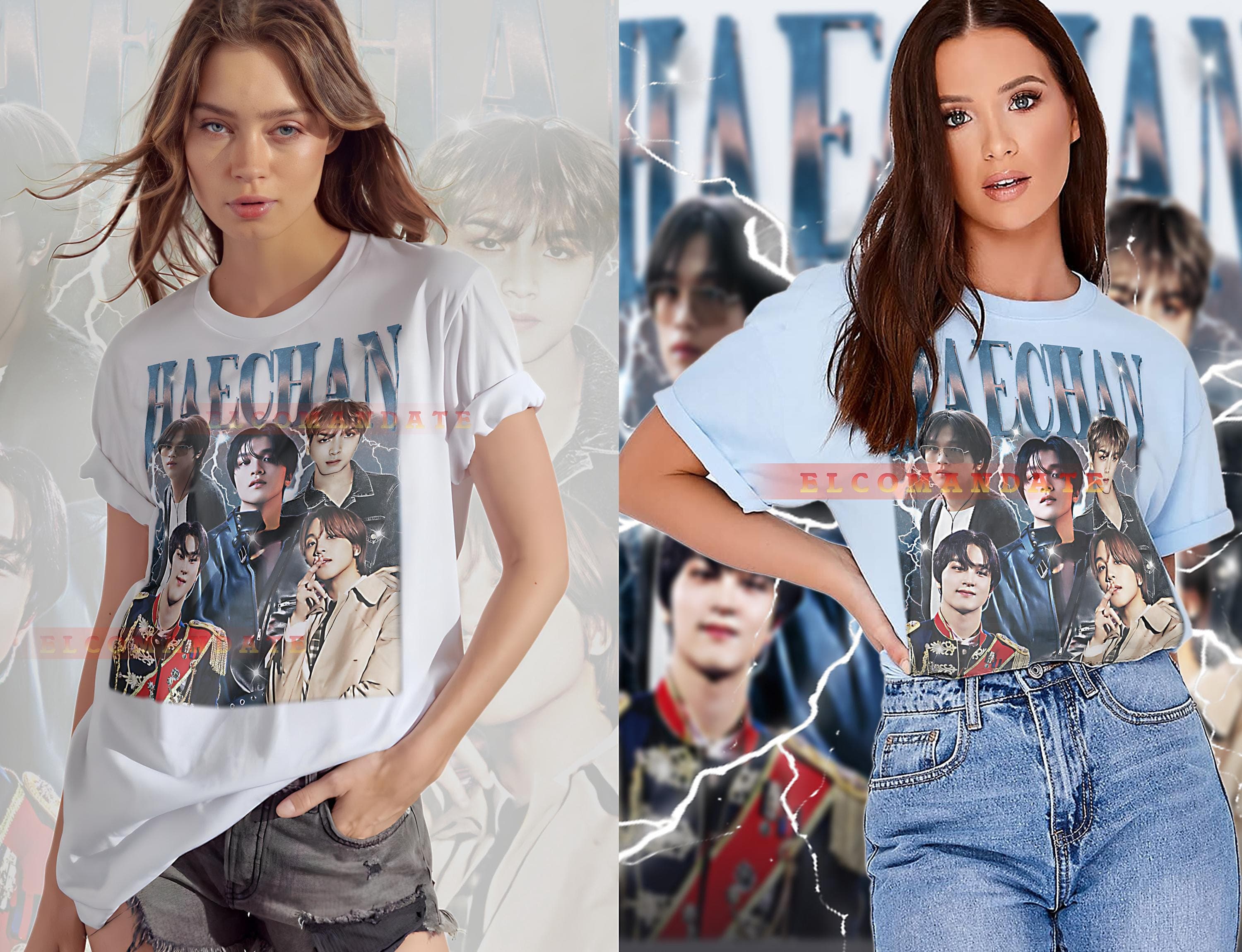 Haechan Bootleg Tee, Haechan Longsleeve Tee, Haechan Retro Tee, Haechan Vintage Tee, Haechan 90s Tee Retro, Vintage, 90s, Tee, Kids - image 4