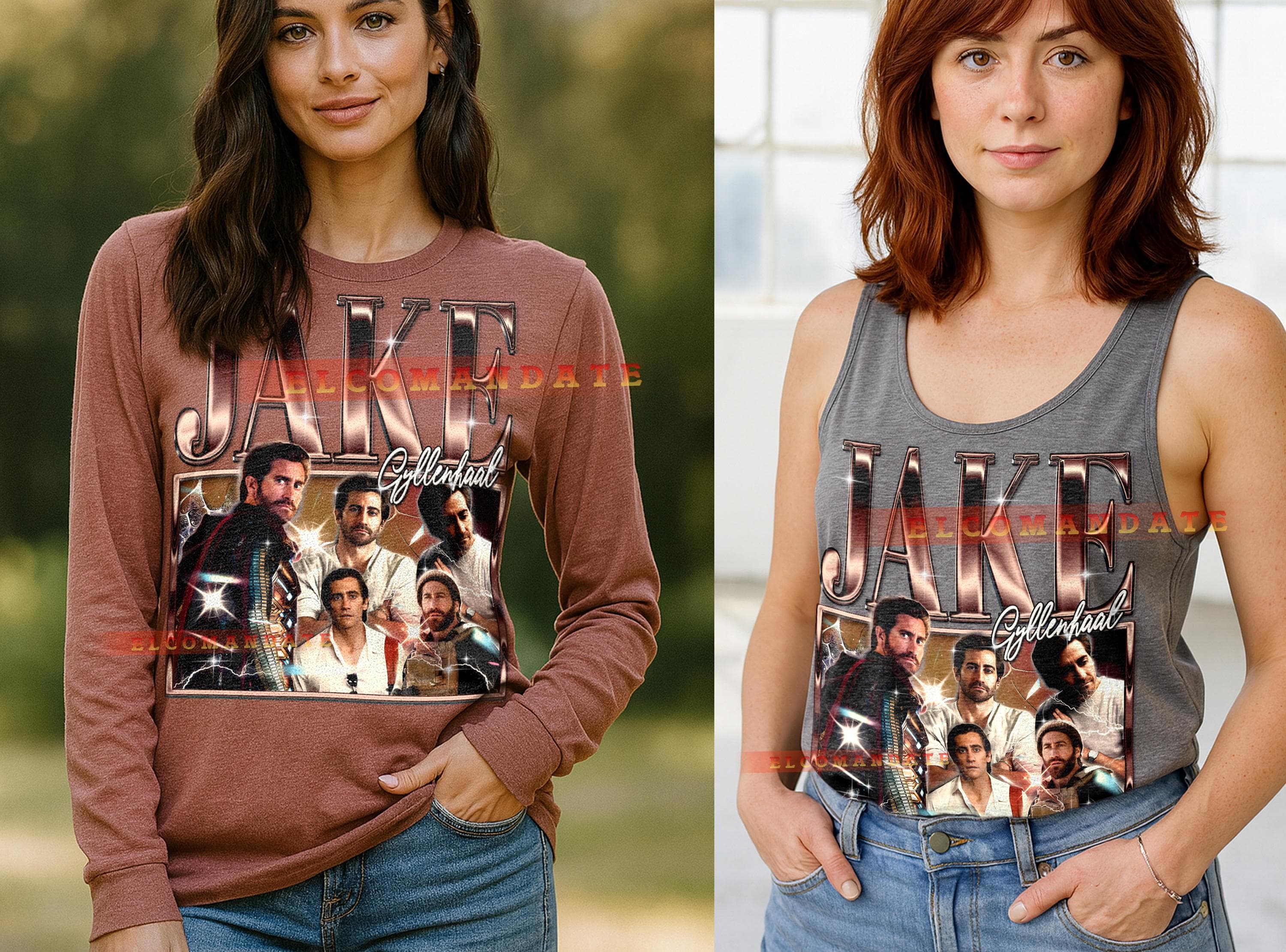 Jake Gyllenhaal Bootleg Shirt, Jake Gyllenhaal Vintage Tee, Jake Gyllenhaal 90s Tshirt, Jake Gyllenhaal Retro Tee, Iconic Star - image 5