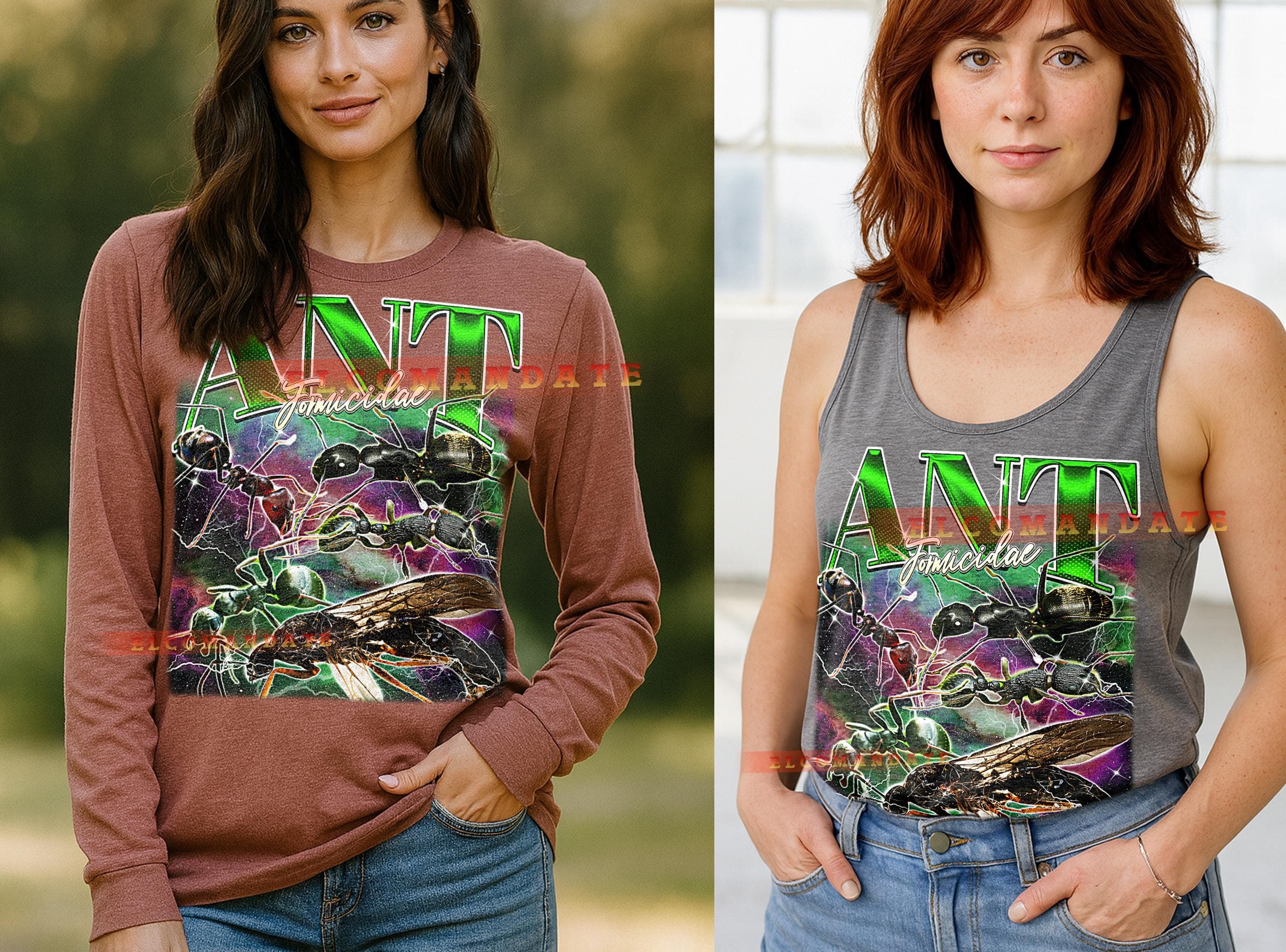 Ant Formicidae T-Shirt, Vintage Animal Lovers Insect Nature Colony Graphic Tee, 90s Retro Throwback, Ant Formicidae Sweater - image 5