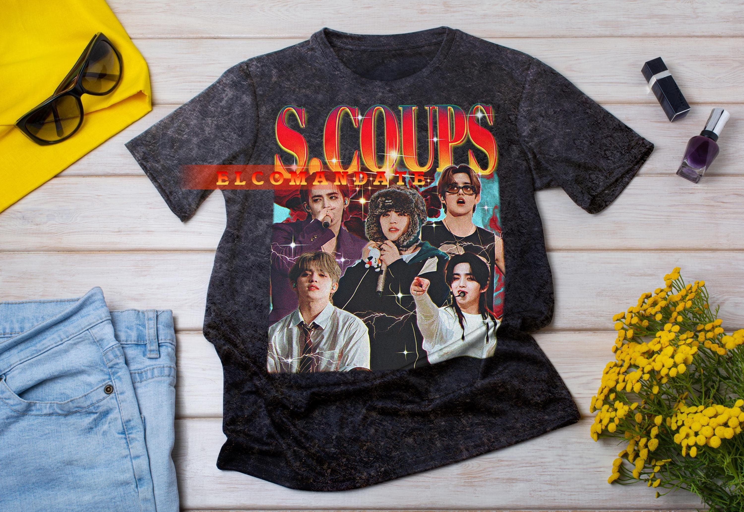 S.COUPS Shirt, S.coups Vintage Shirt, S.coups Retro 90s Tshirt, S.coups Bootleg Tee, S.coups Sweater, Seventeen - image 5