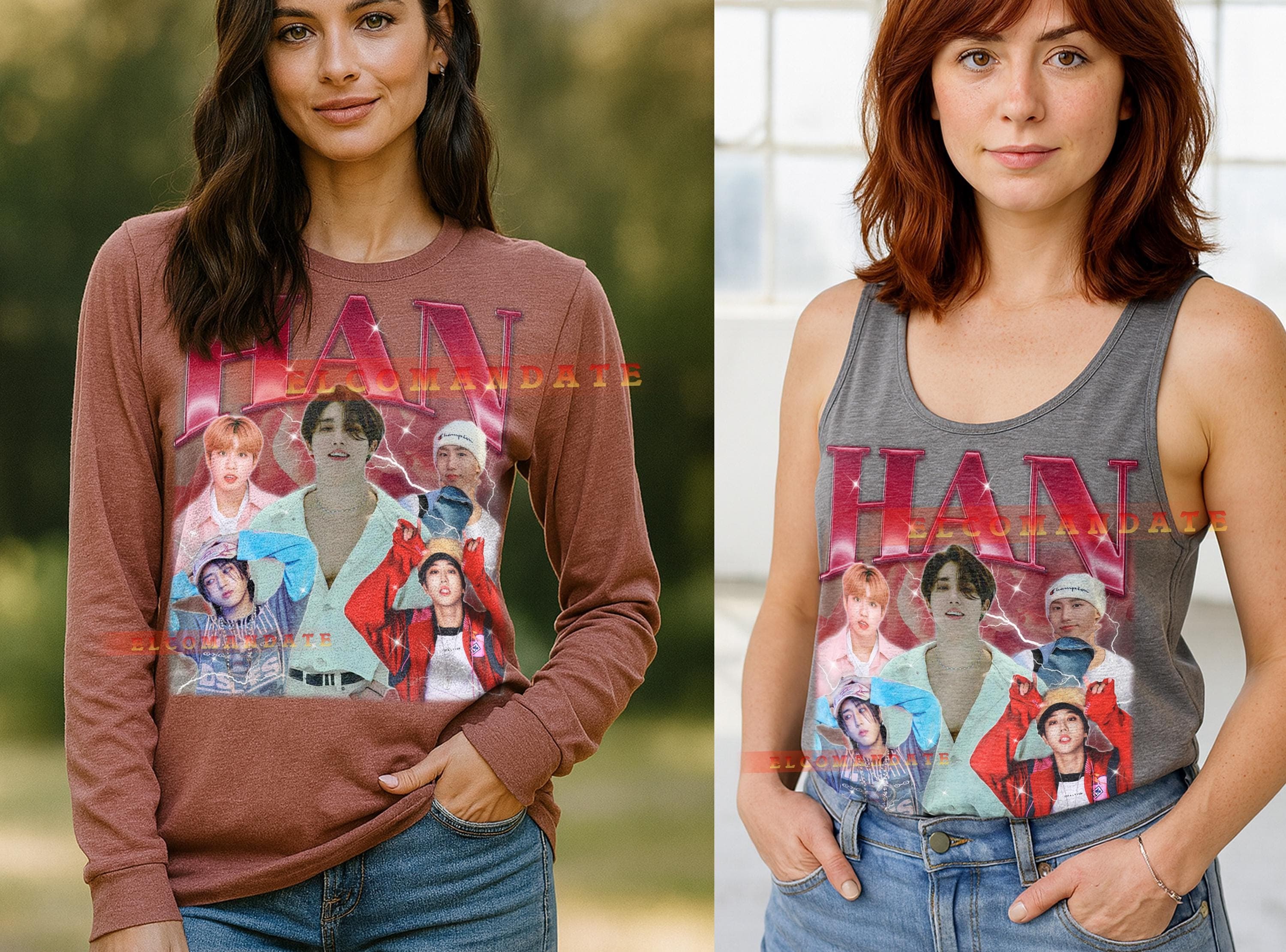 Han Straykids Bootleg Shirt, Han Straykids Vintage Tee, Han Straykids 90s Tshirt, Han Straykids Retro Tee, Rapper Producer - image 5