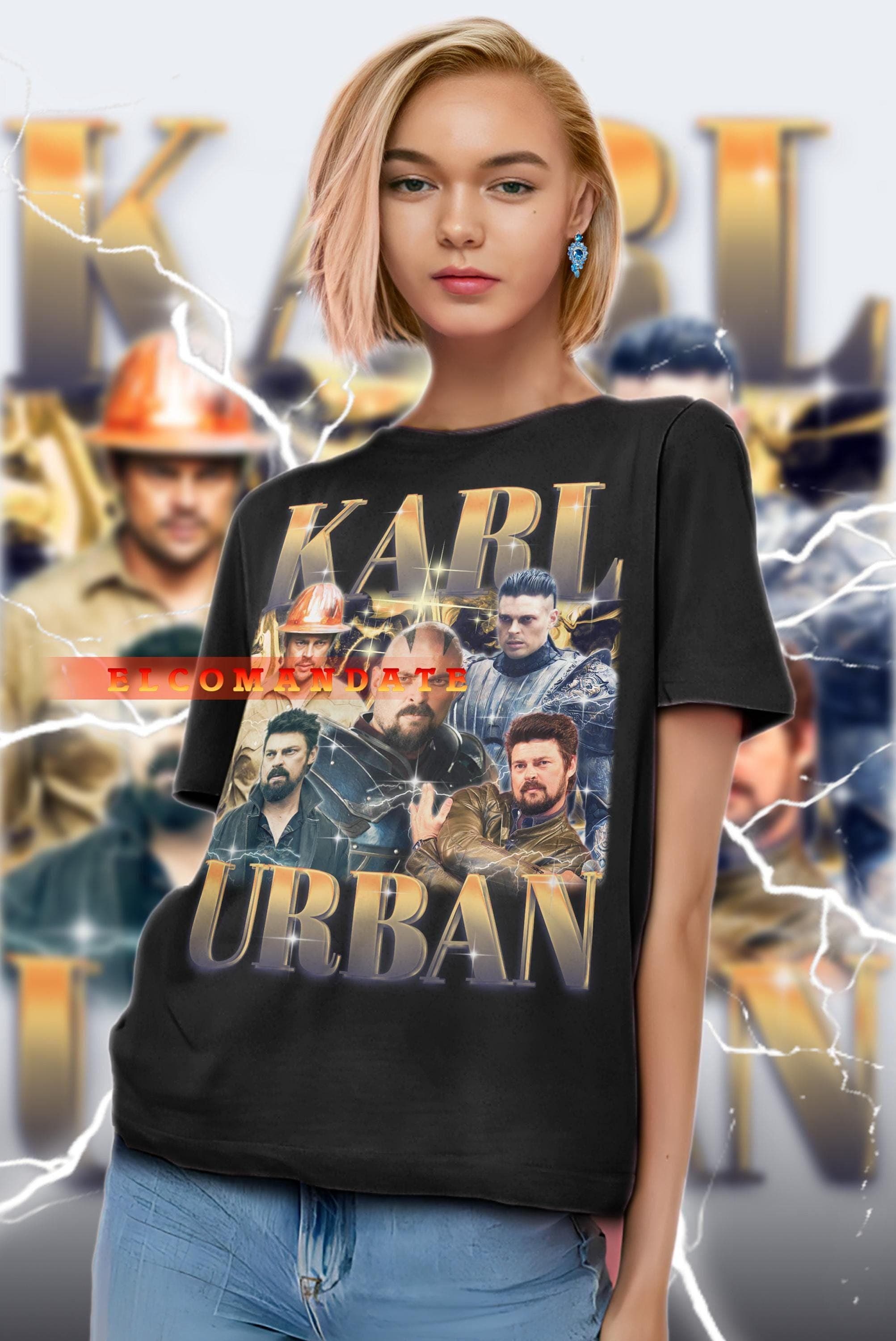 KARL URBAN Shirt, Karl Urban Vintage Shirt, Karl Urban Retro 90s Tshirt, Karl Urban Sweatshirt, Karl Urban Longsleeve, Karl Urban Vintage