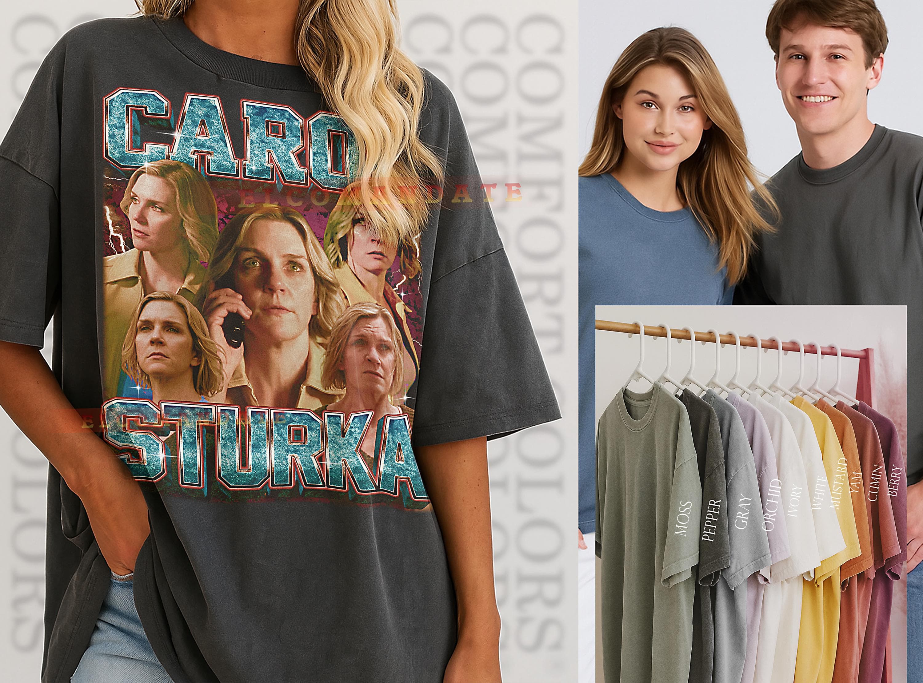 Carol Sturka T-Shirt, Vintage Star Celebrity Performer Retro Design Tee, 90s Retro Plur1bus , Vince Gilligan Pluribus Carol Sturka Sweater - image 3