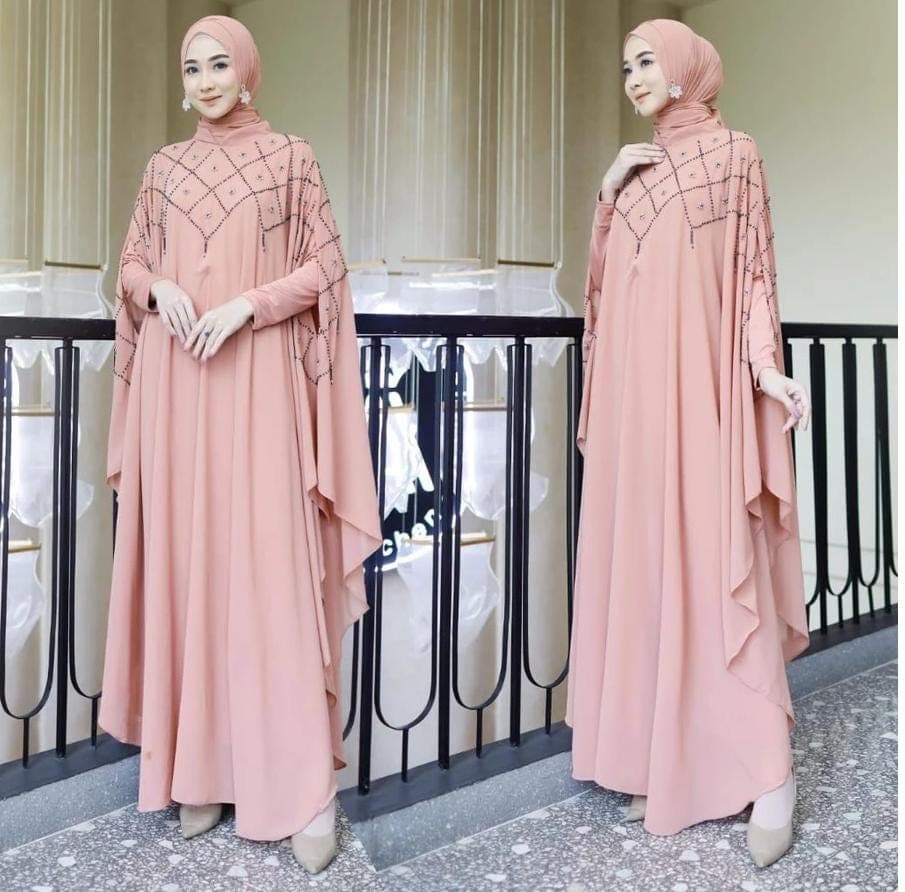 Luxury Elegant Caftan Free Inner and Pashmina | Hijab-Friendly Long Sleeve Islamic Style Nikkah Gown, Dubai Style, Long Sleeve, XS-XXXL - image 5
